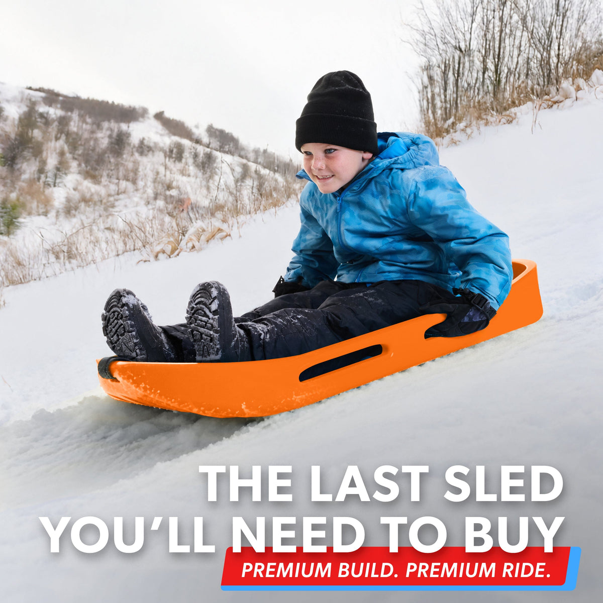 40" Heavy-Duty Snow Sled Gosports Snow Sports