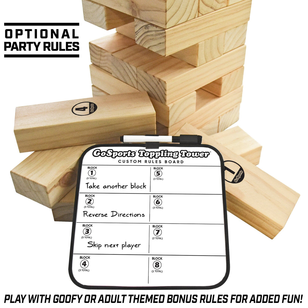 GoSports 3 ft Giant Wooden Toppling Tower Toppling Tower GoSports 