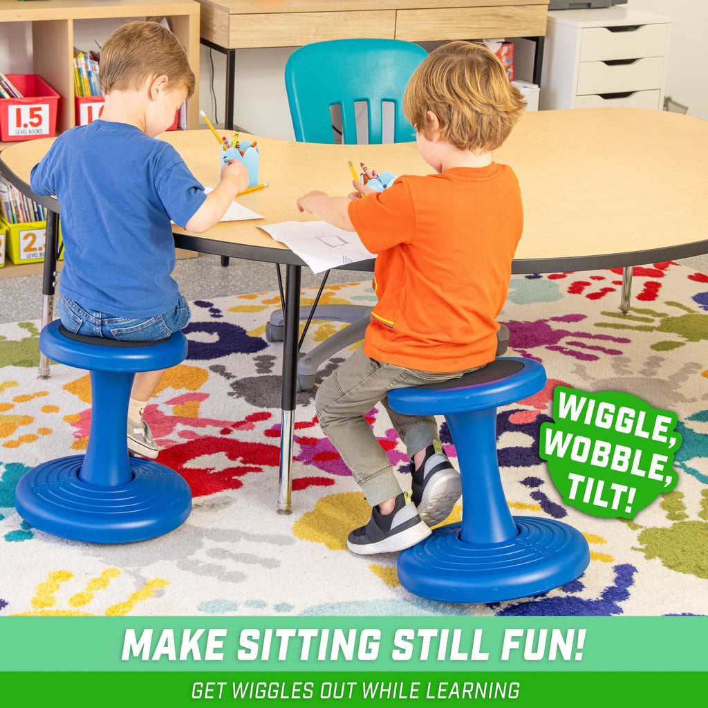 GoSports 14 Inch Wobble Chair - Sensory Stool for Active Kids - ADHD Chair for Classrooms or Home GoSports 