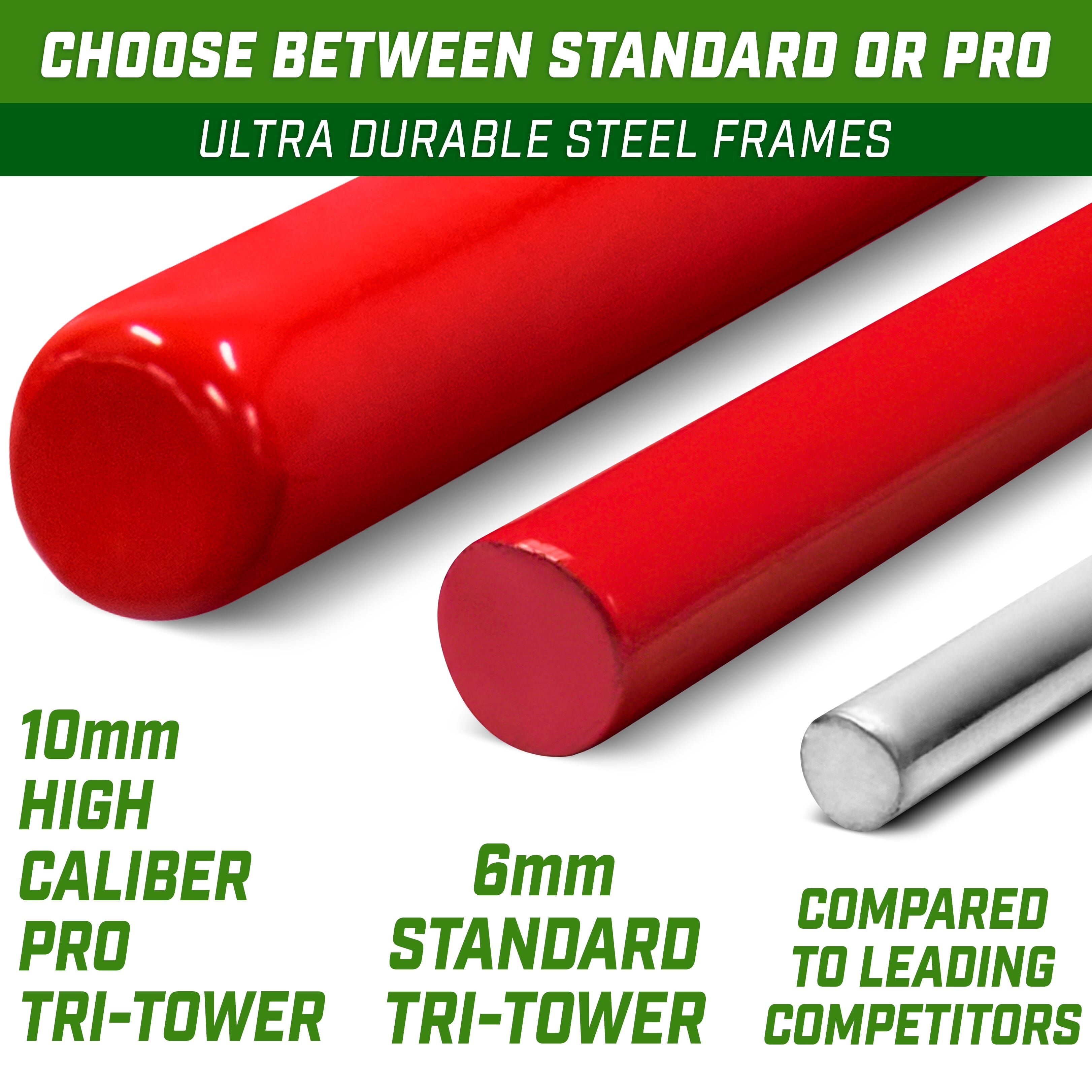 GoSports Outdoors High Caliber Tri-Tower Steel Clay Pigeon Holder – 3 Pack, Shooting Practice Clay Target Stands Target Practice playgosports.com
