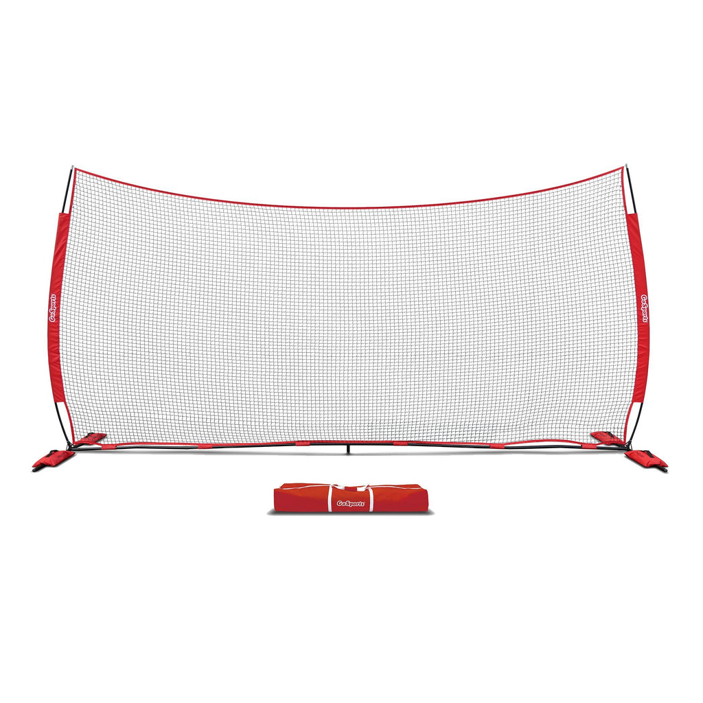 GoSports 20'x10' Sports Barrier Net with Weighted Sand Bags - Huge Backstop Net for Basketball, Football, Baseball, Softball, Lacrosse and more Sports Nets playgosports.com 