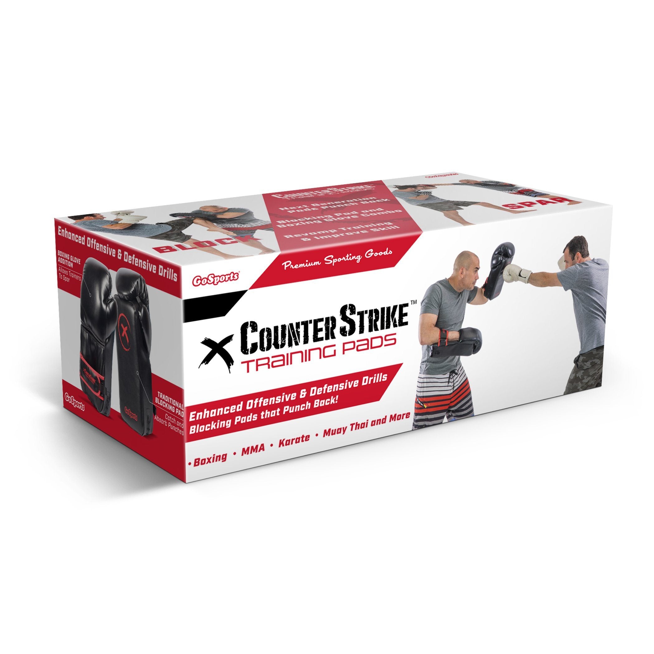 the complete knee brace is shown in a box