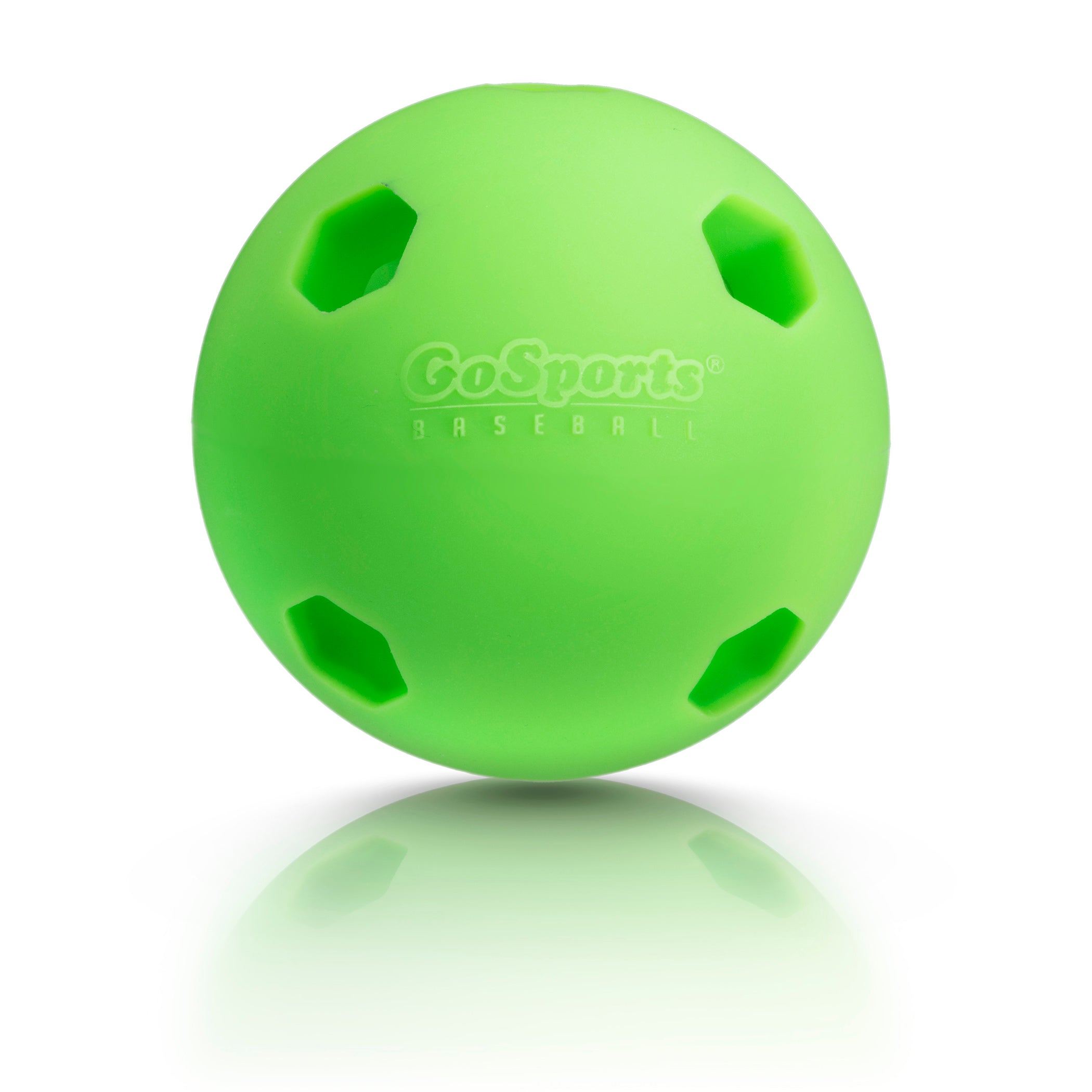 a green ball with the word ' s logo on it
