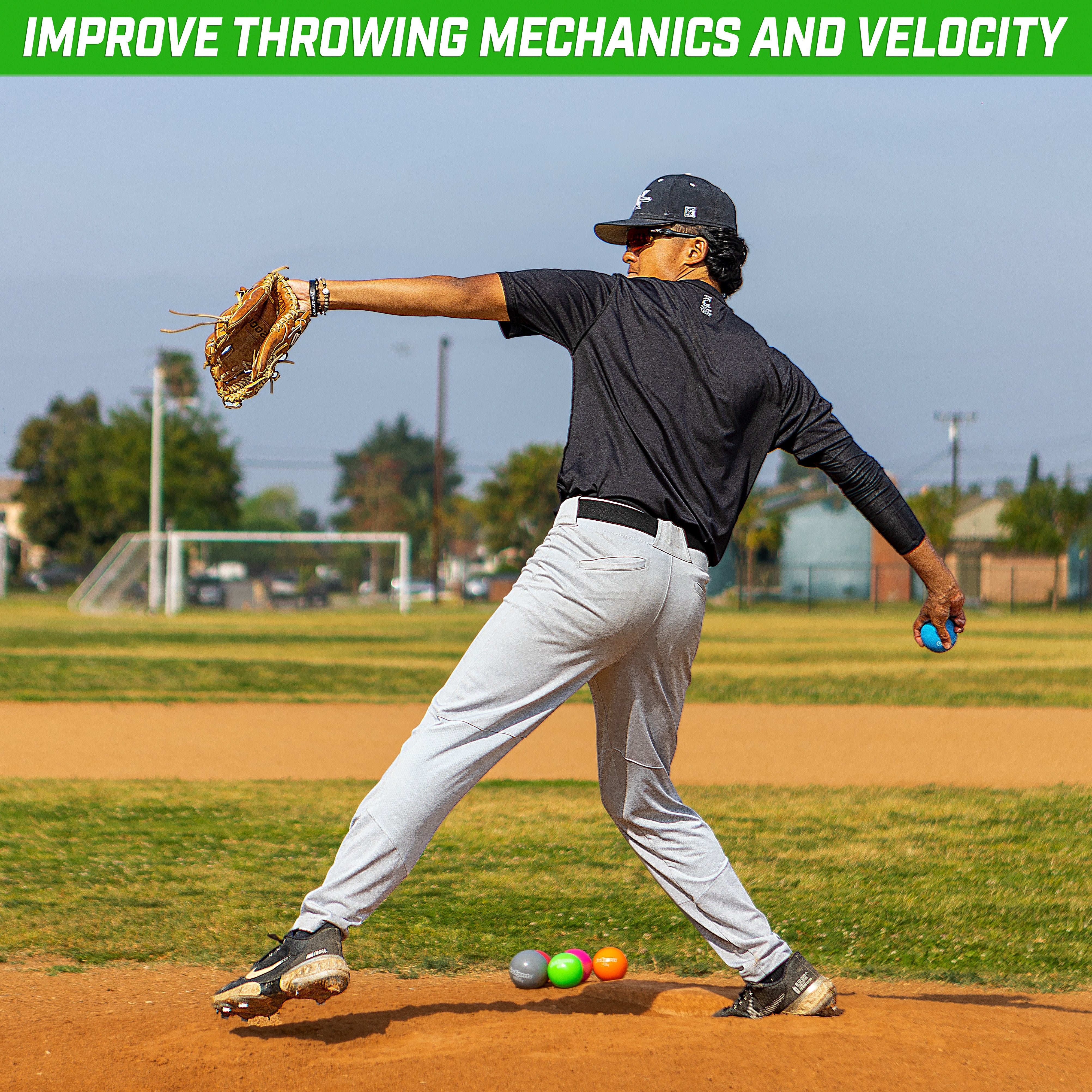 a baseball player about to throw a ball