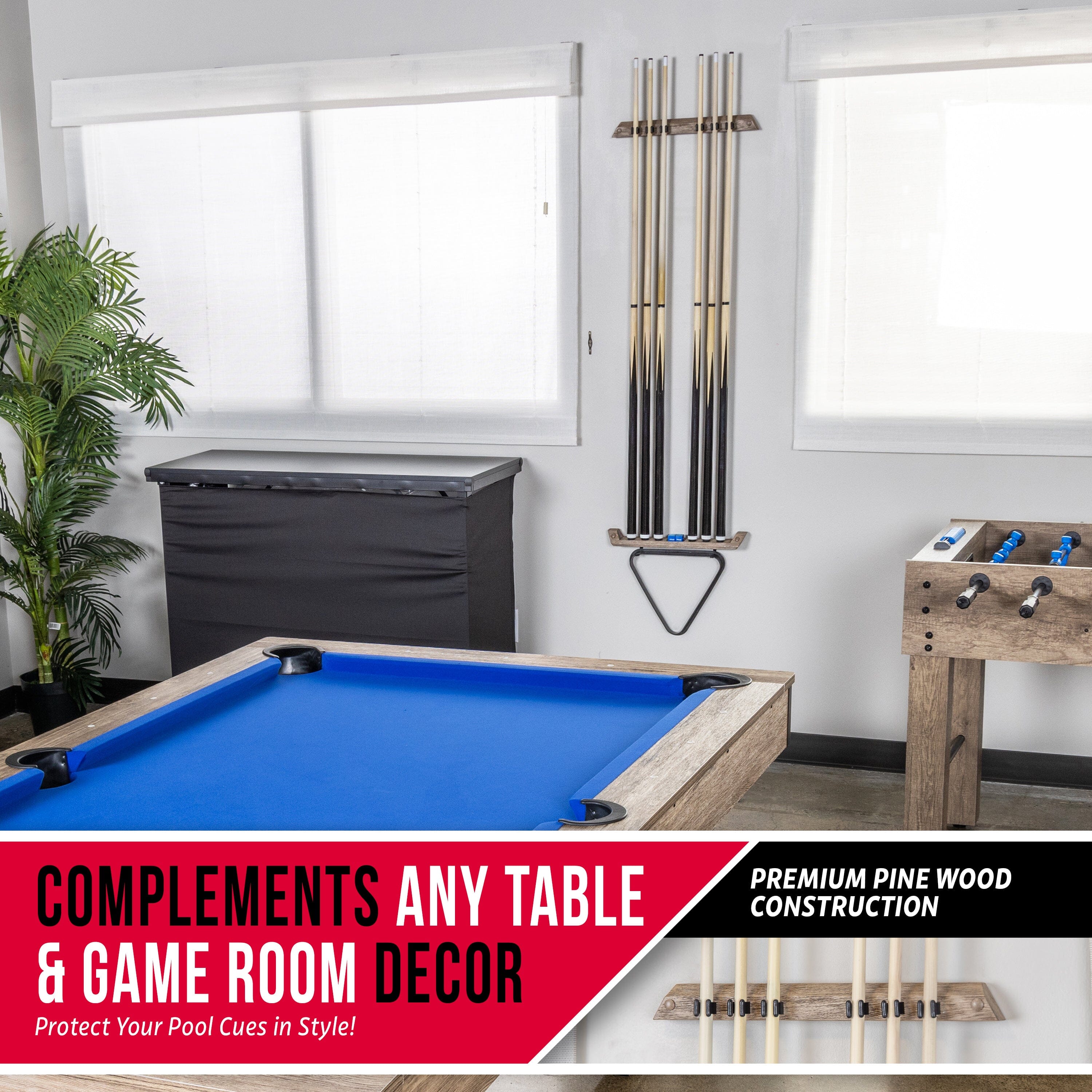 a pool table with a pool ball and a pool cue