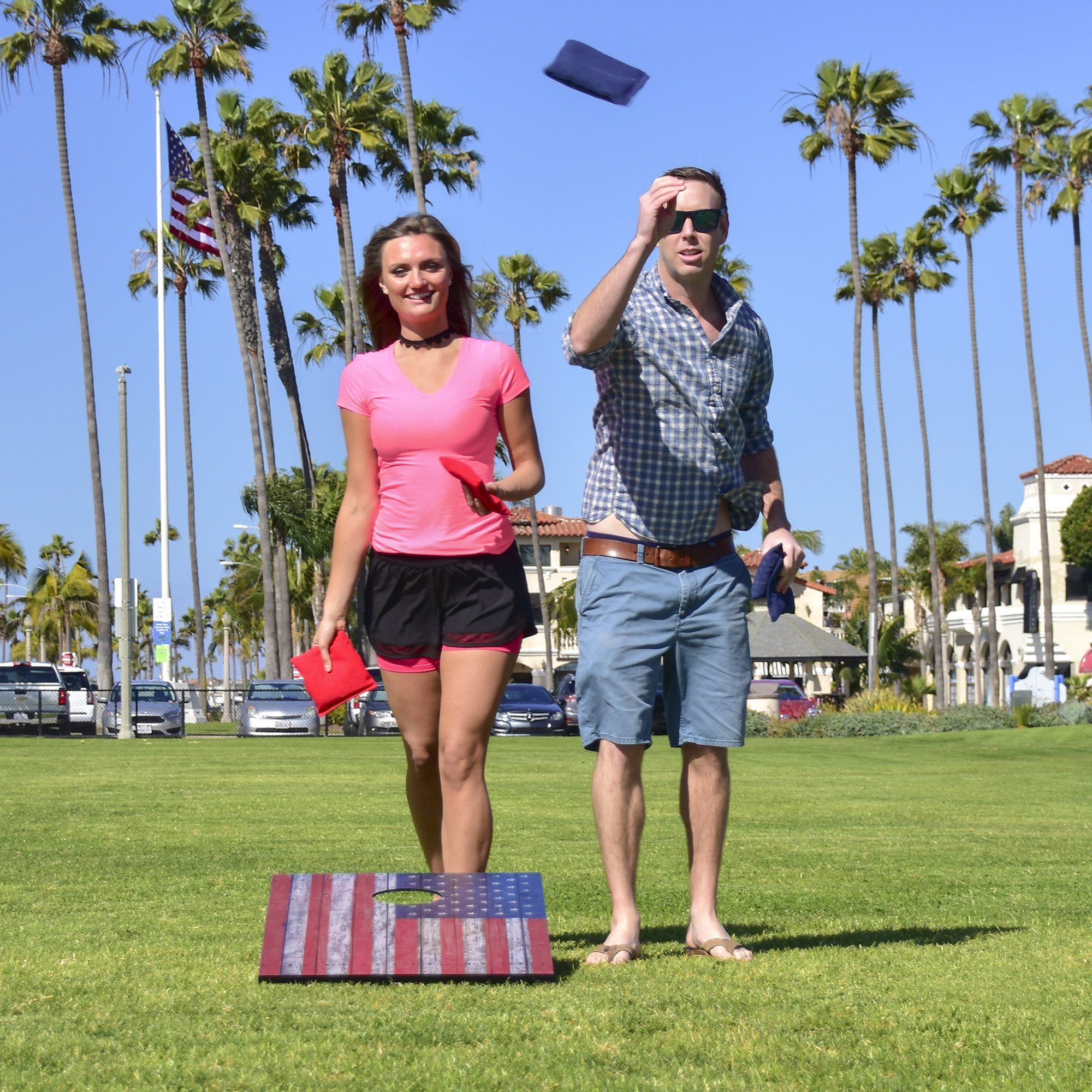 a man and woman playing frc