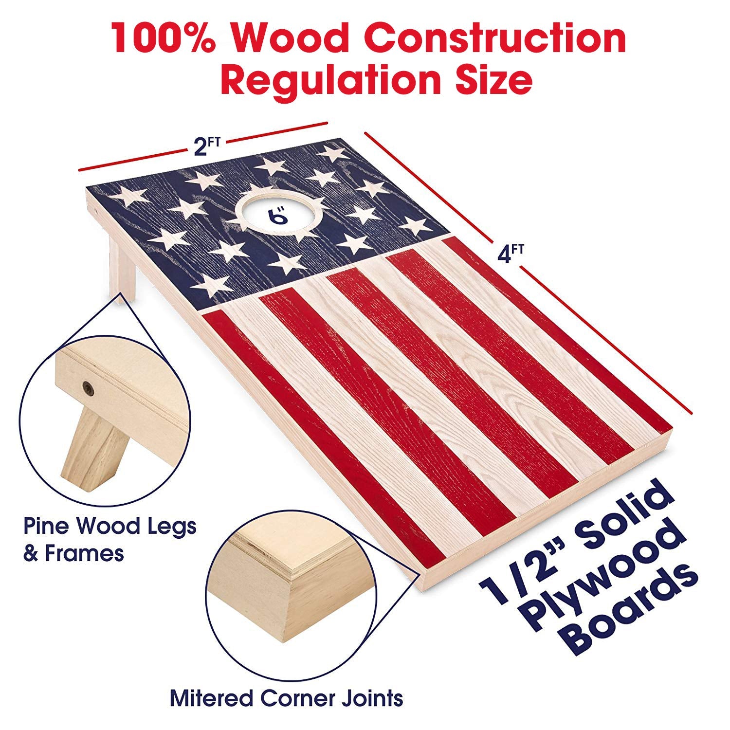 a wooden american flag corno corno corno corno corno corno corno corn