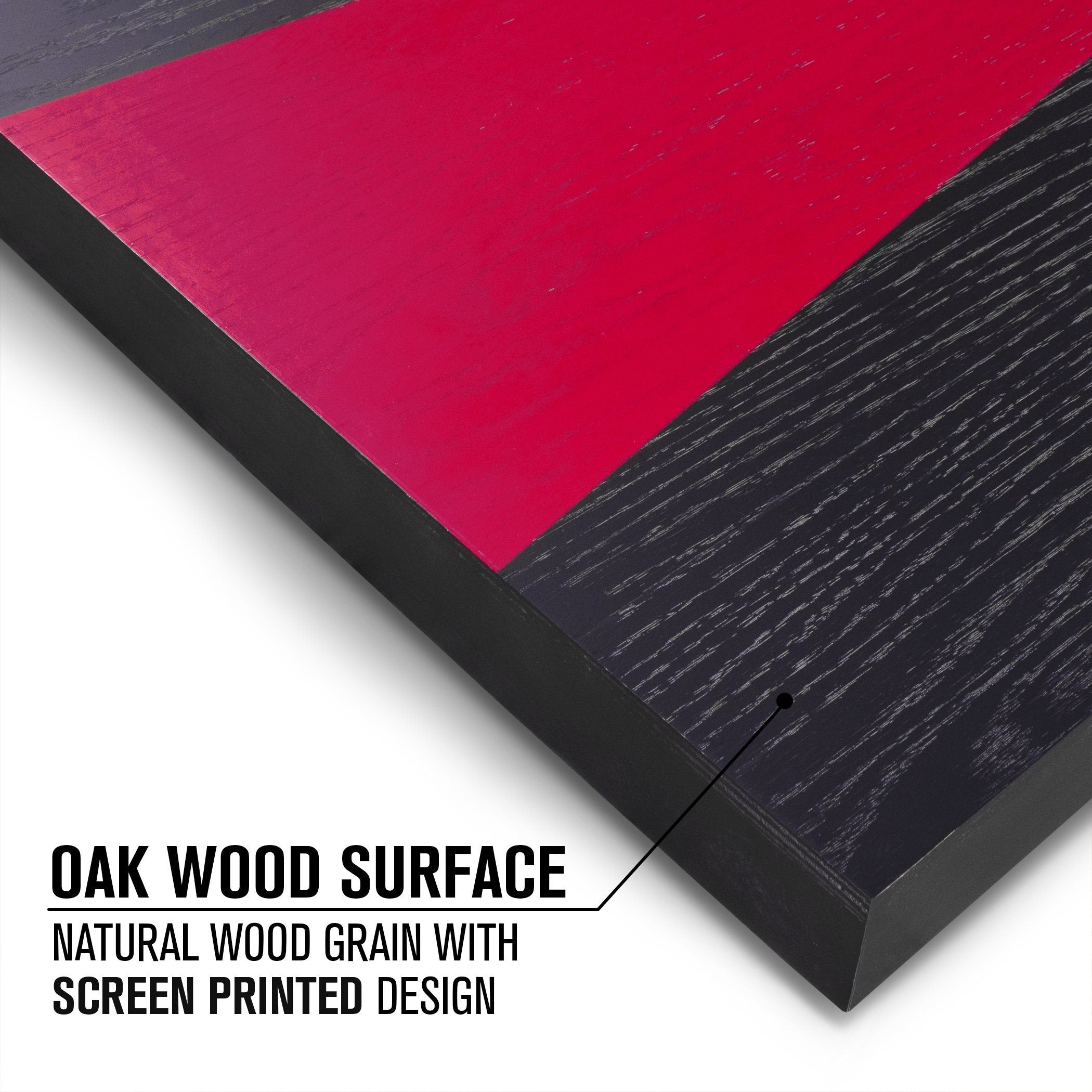 oak woodgrace - red / black / black