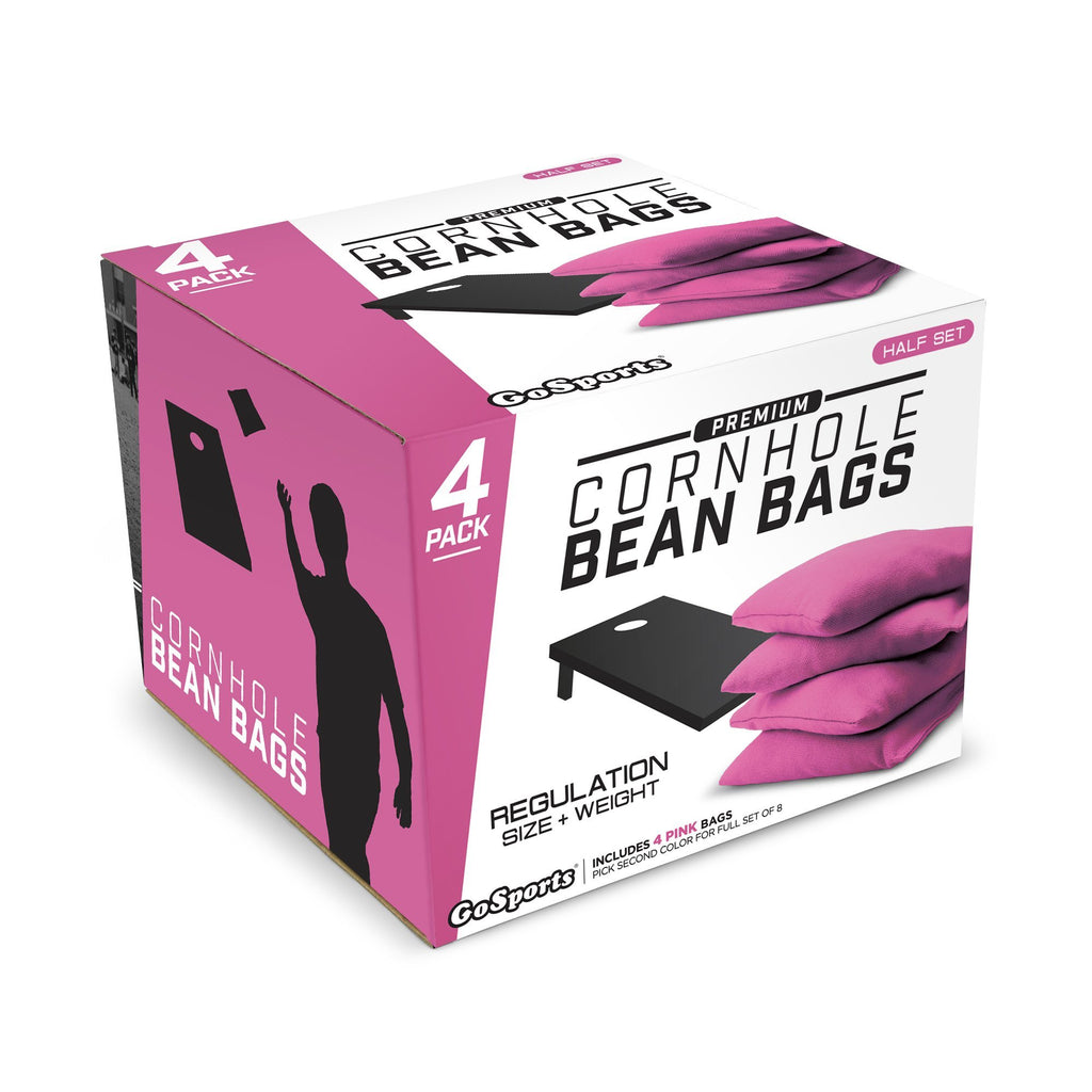 GoSports Official Regulation Cornhole Bean Bags Set (4 All Weather Bags) - Pink Cornhole playgosports.com 