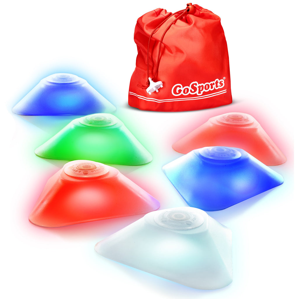 GoSports Modern Light Up Cones - 6 Pack Cones Playgosports.com 