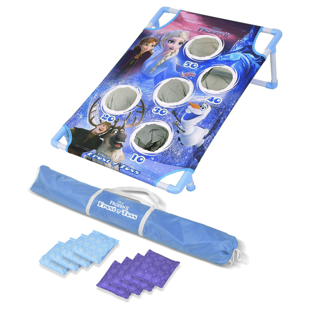 Disney Frozen 2 Frost Toss Game Set by GoSports | Includes 8 Snowflake Bean Bags with Portable Carrying Case Cornhole playgosports.com 