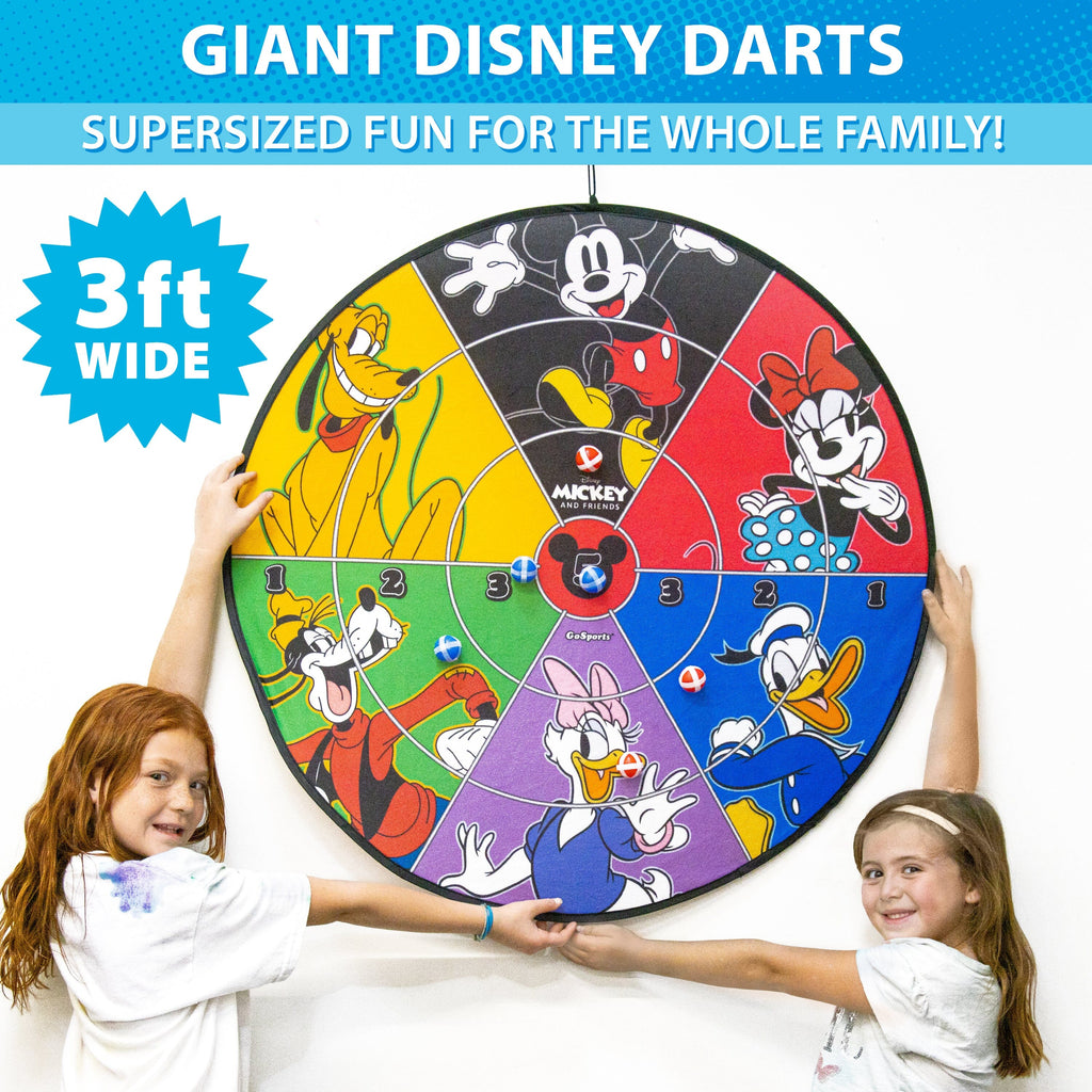 Disney Mickey & Friends Giant Darts Game by GoSports Playgosports.com 