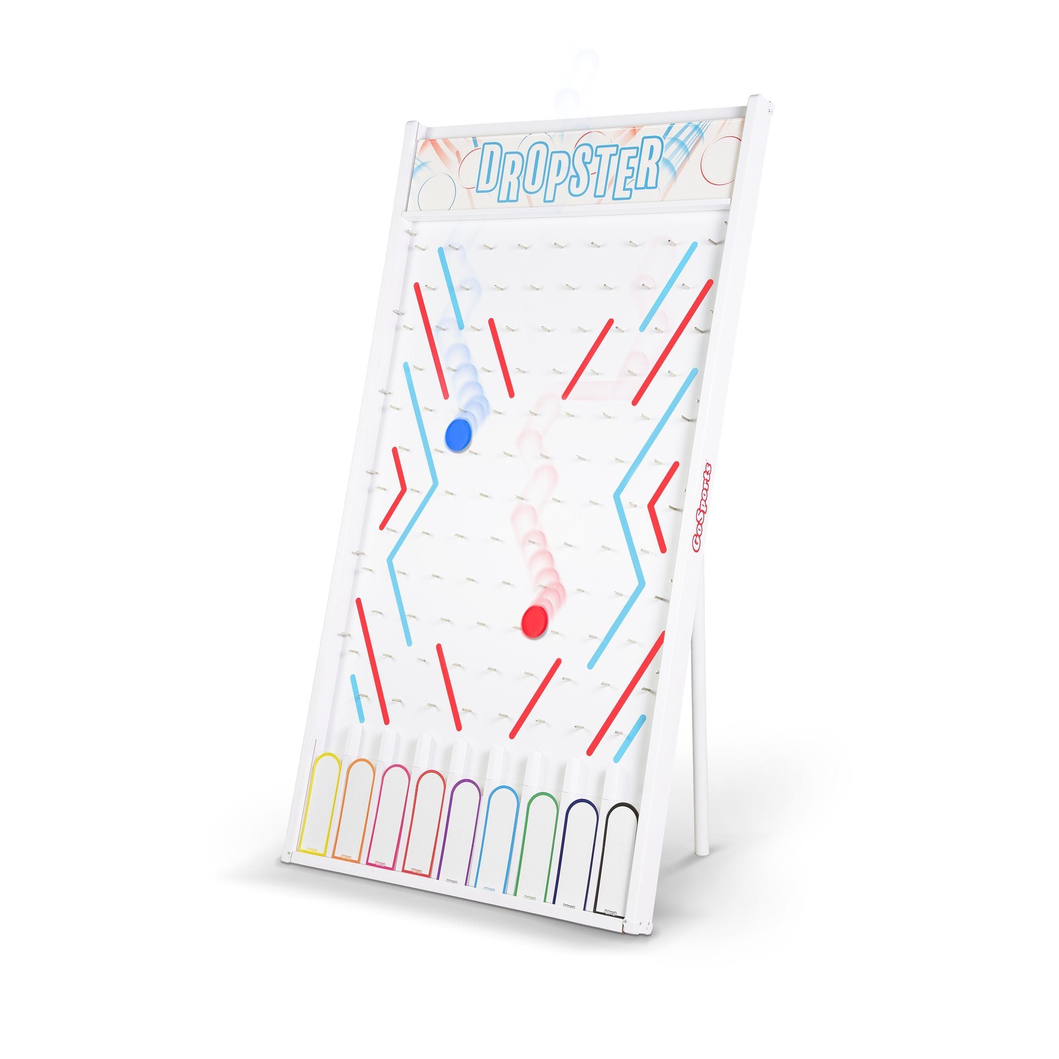 a white board with a colorful design on it