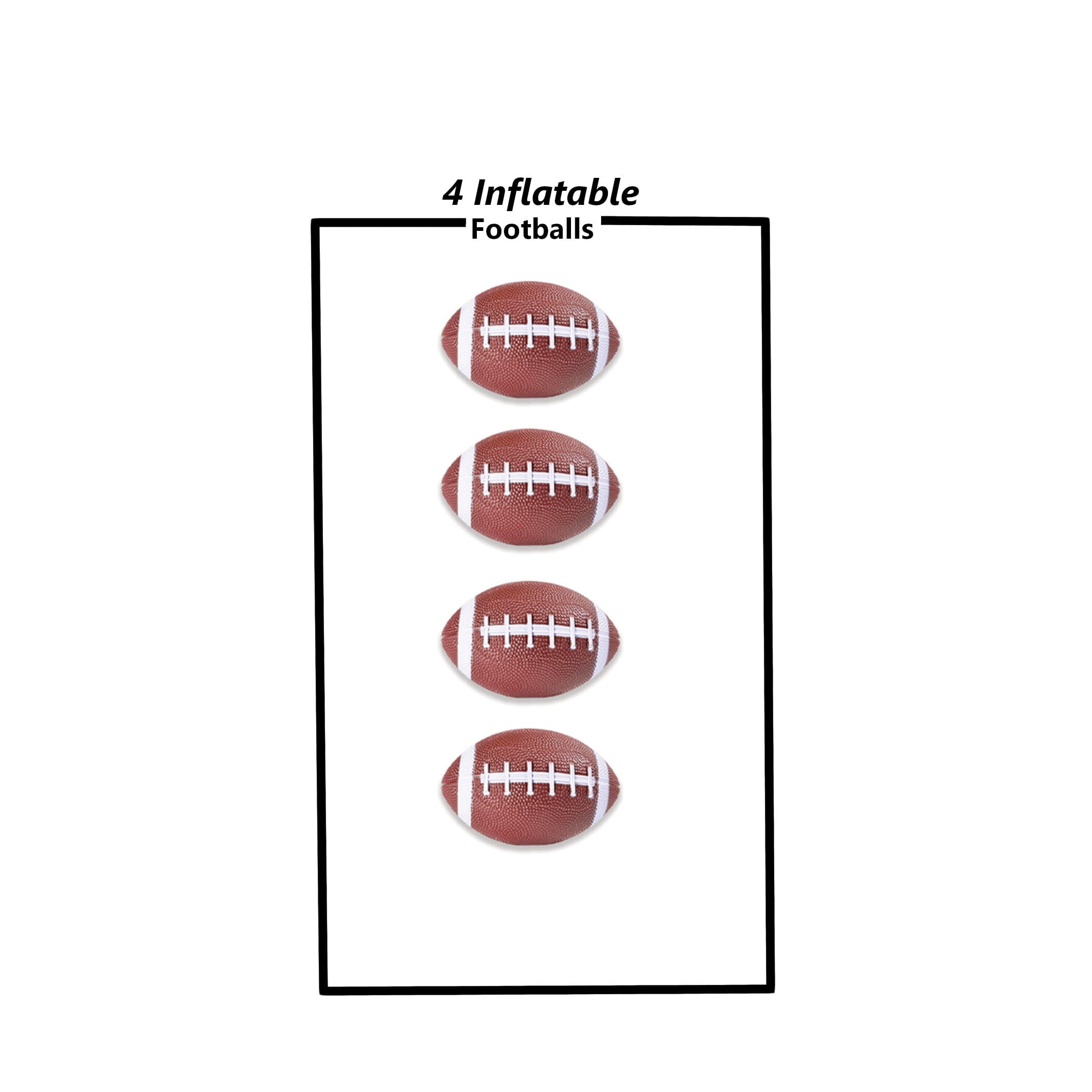football buttons - 4 pack