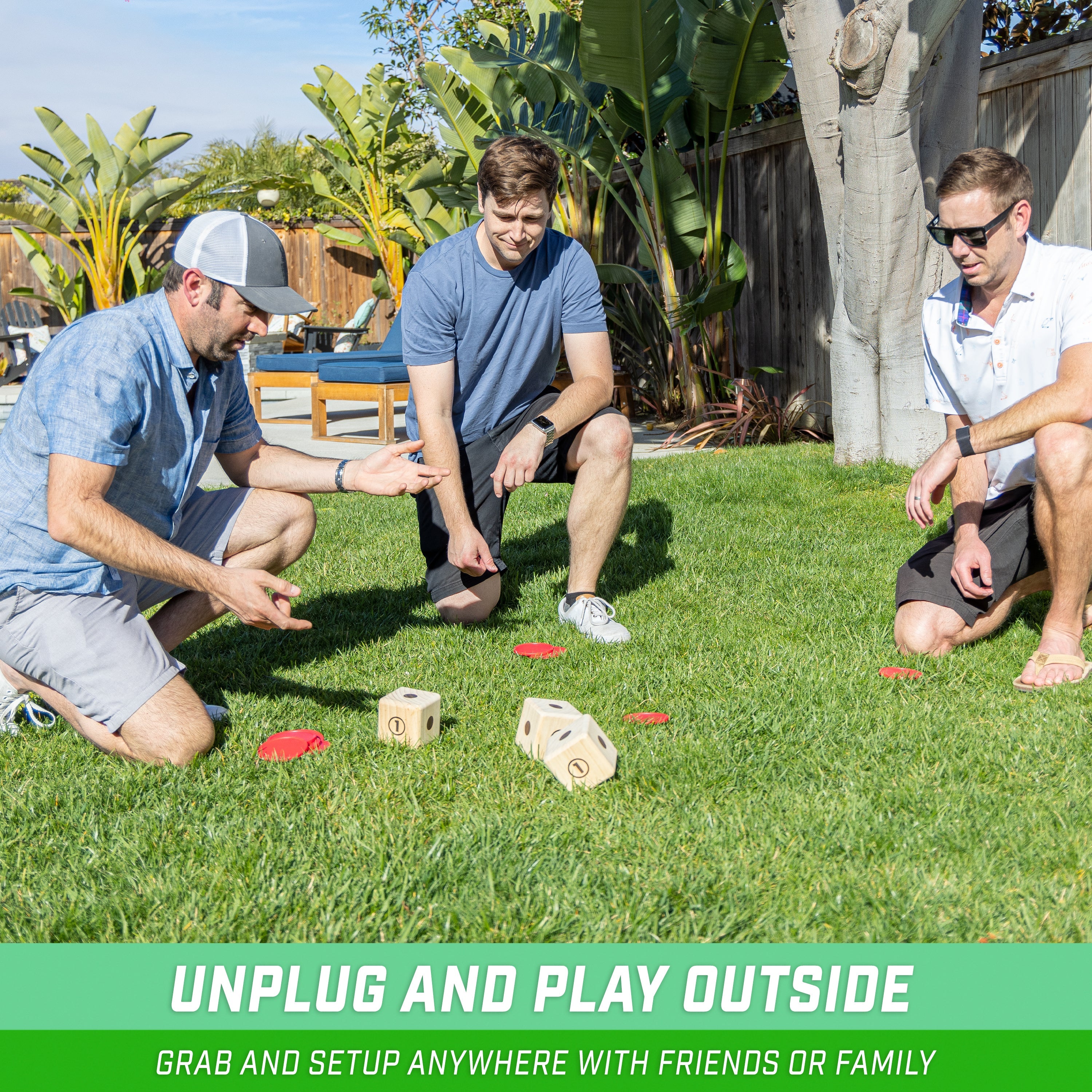 a group of men playing with a frc