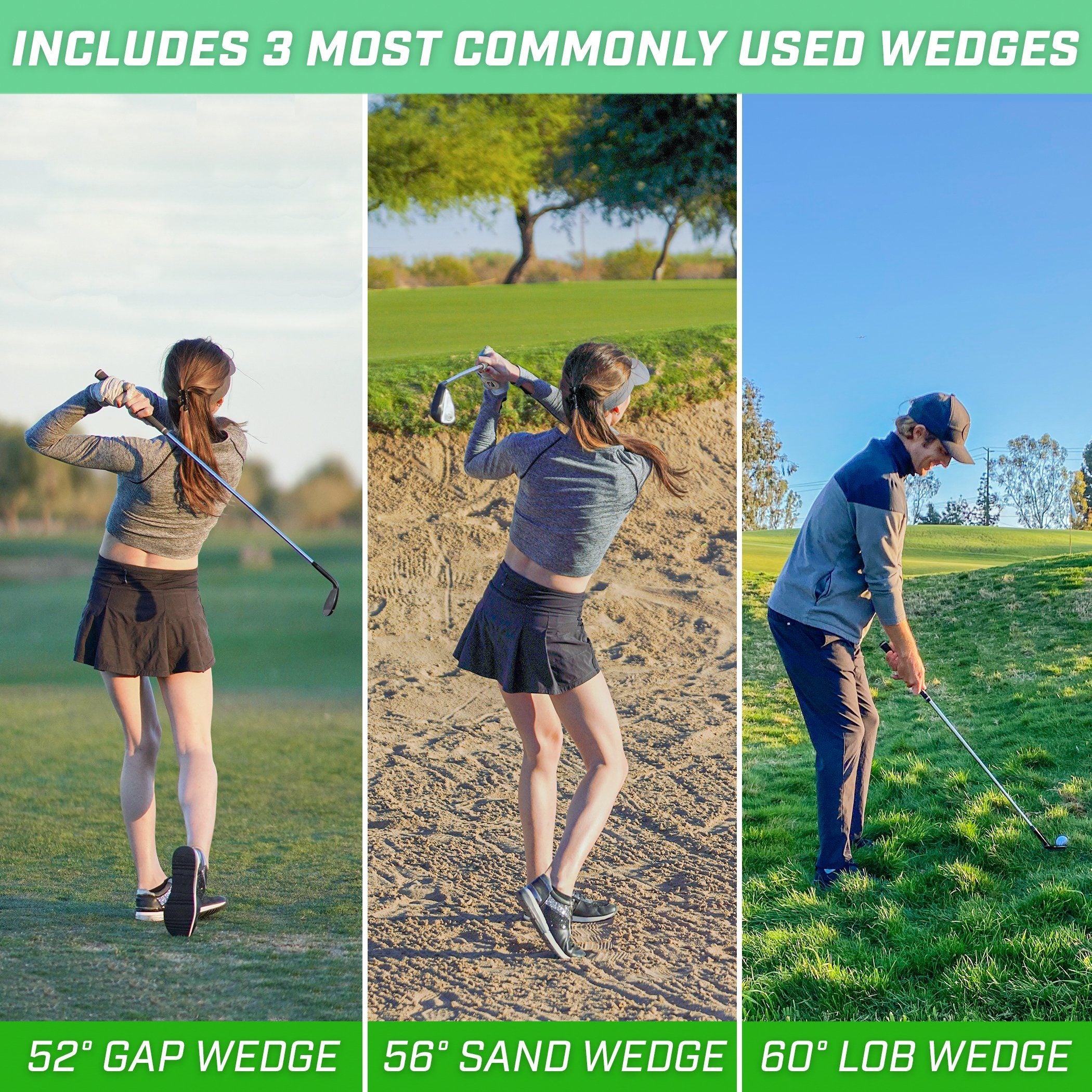 a woman playing golf with the capt capt