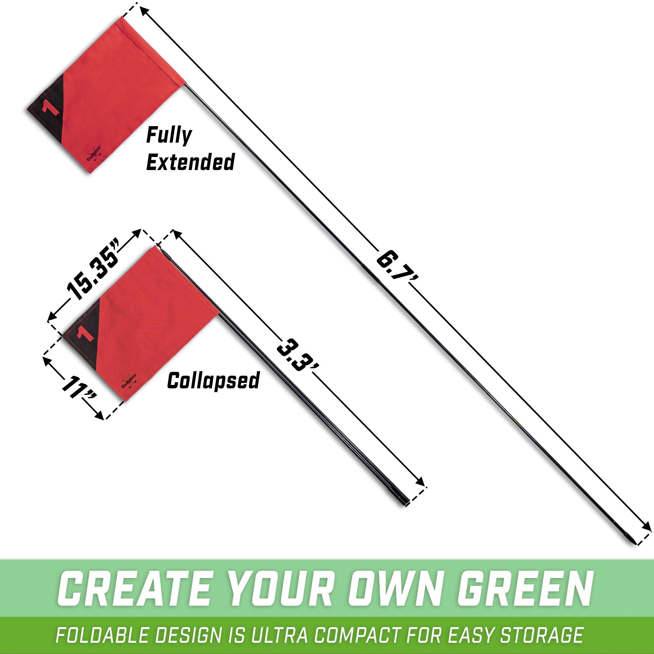 a red flag with the words, ' create your own '