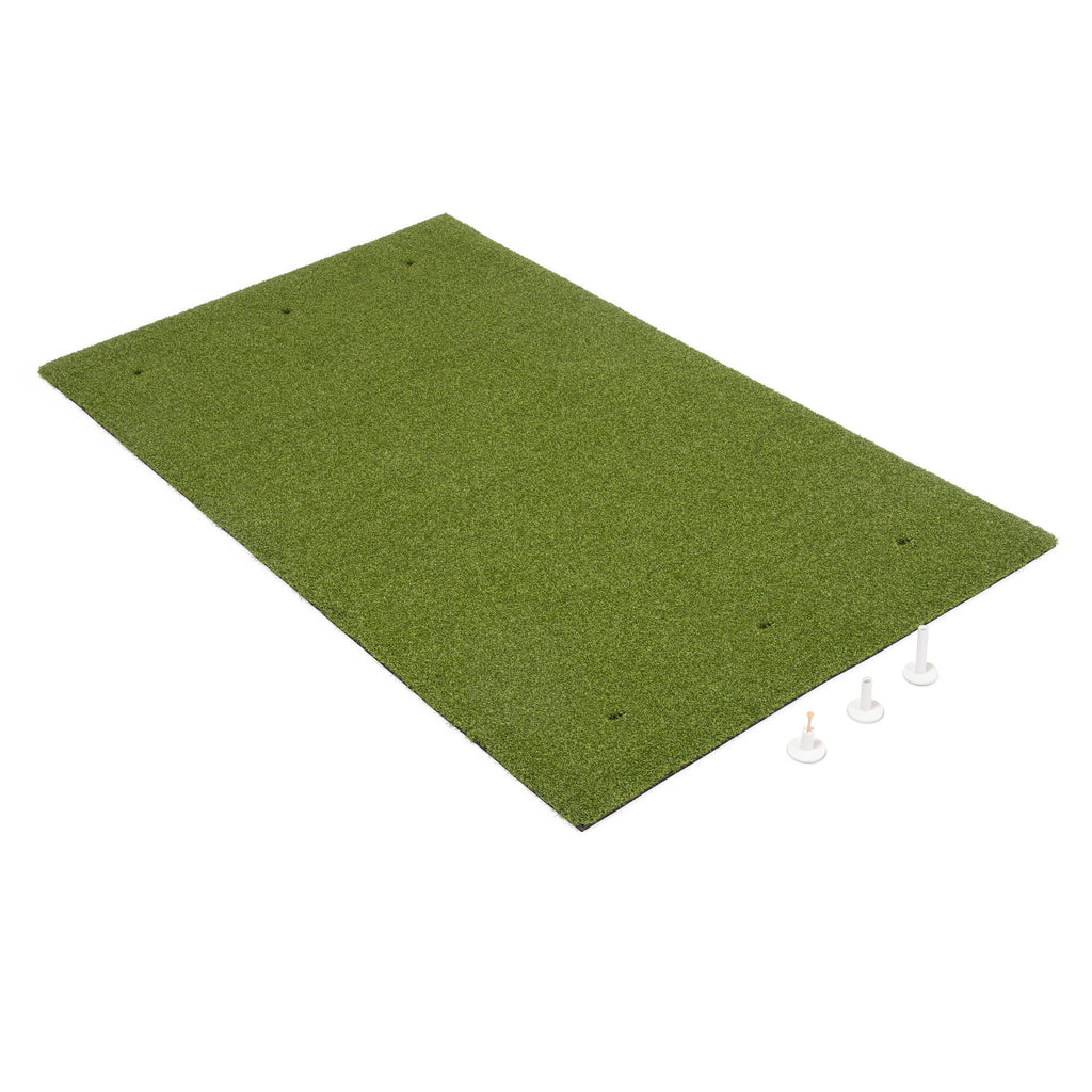 GoSports Golf Hitting Mat | 5x3 Artificial Turf Mat for Indoor/Outdoor Practice | Includes 3 Rubber Tees Golf playgosports.com 