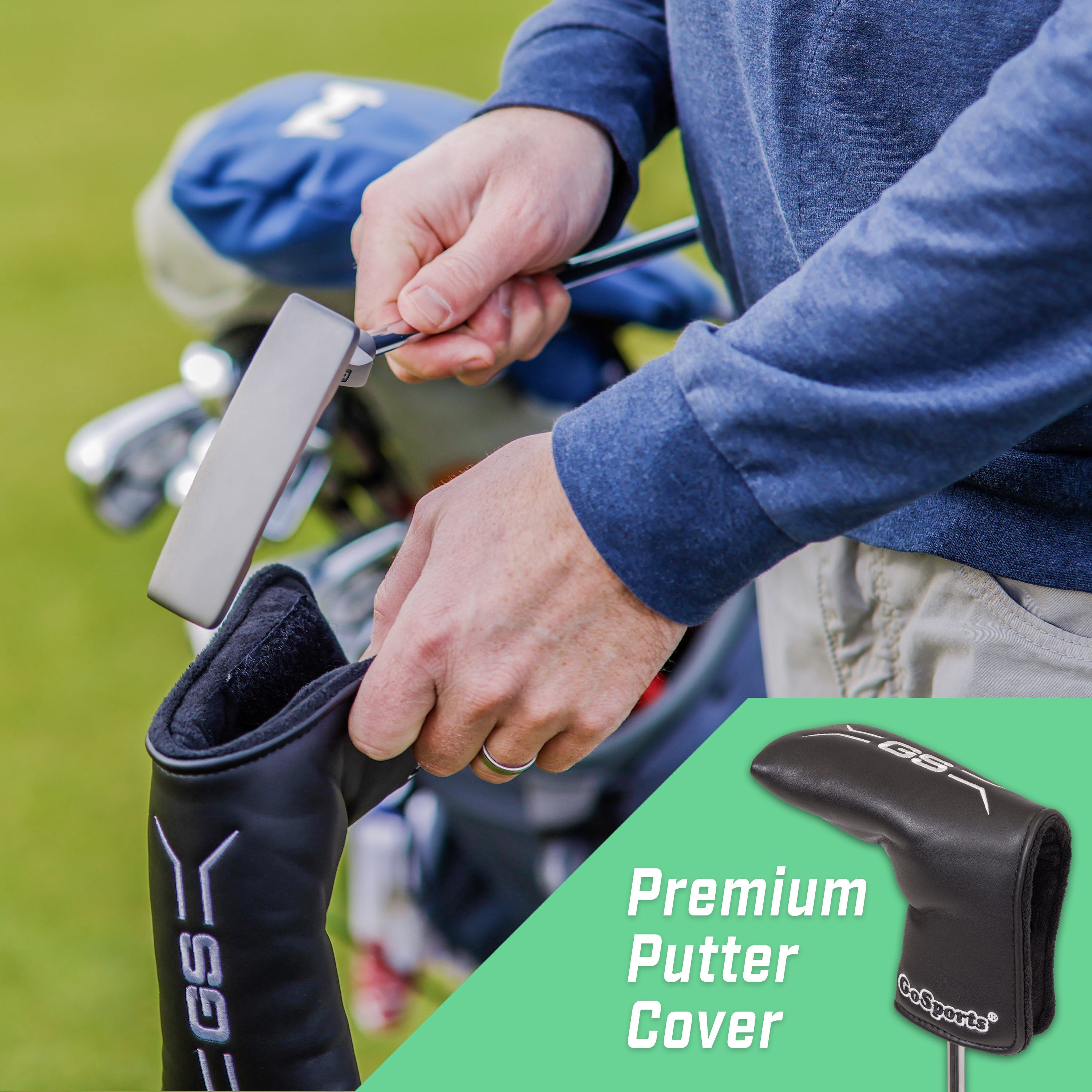 a man holding a knife and a pair of shoes