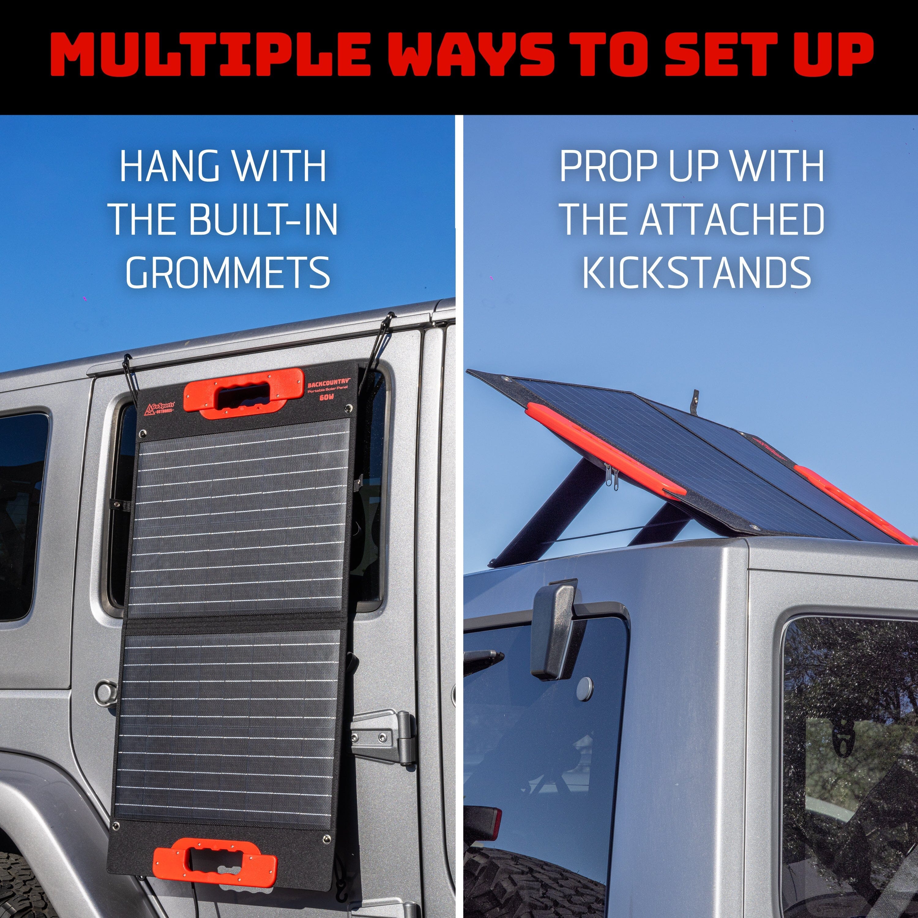 a truck with a solar panel on the side