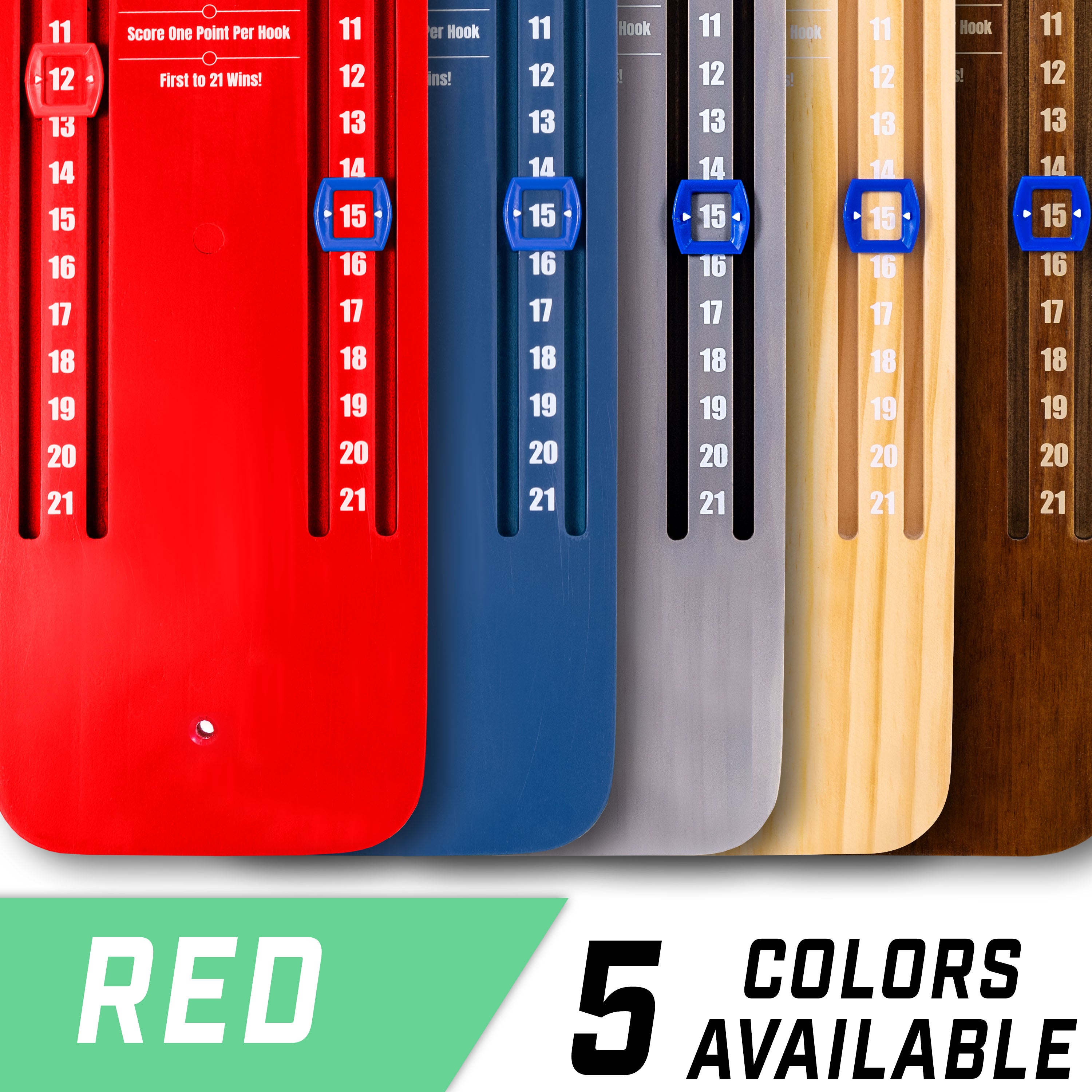 a refrigerator with a number of different colors