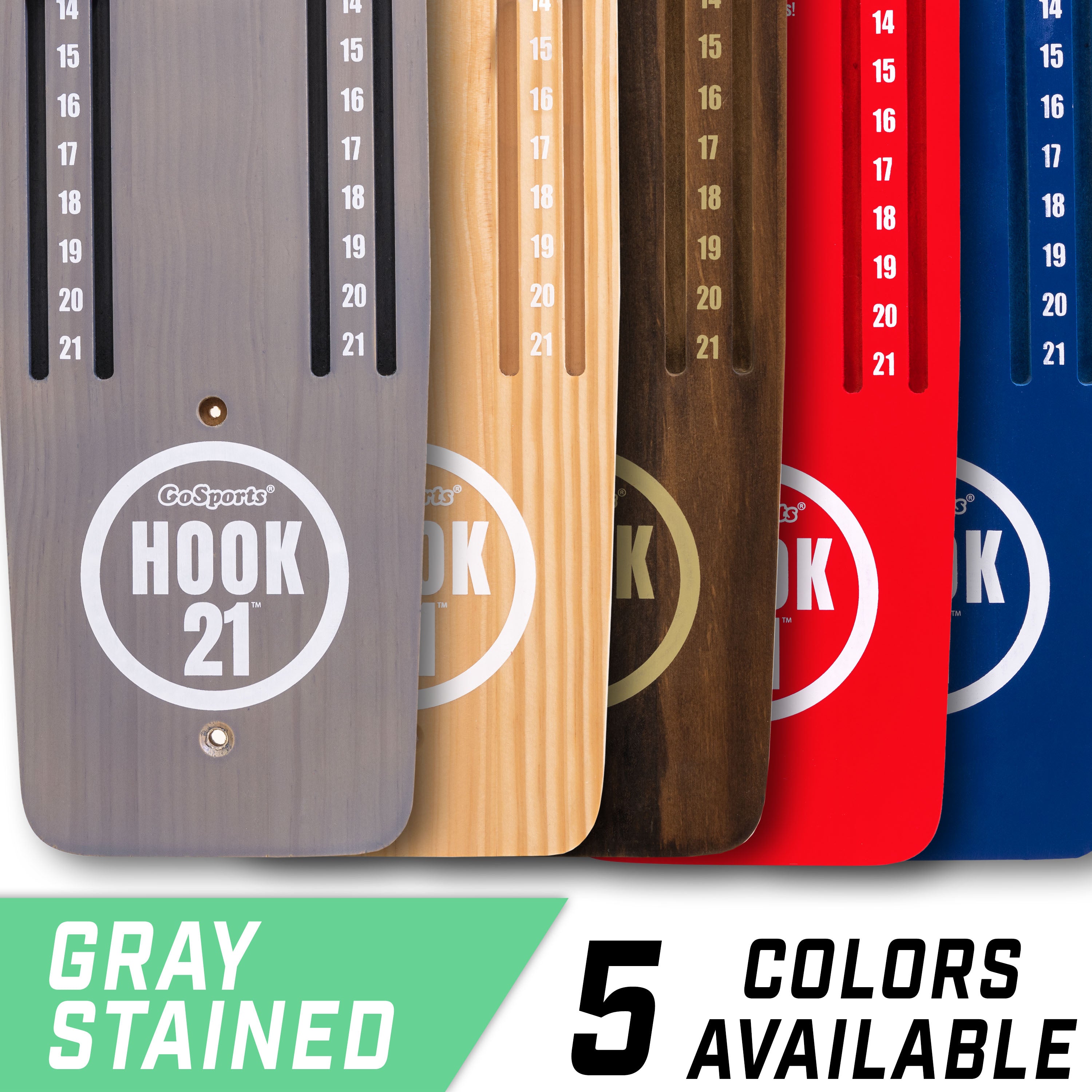 a surf board with a number of different colors