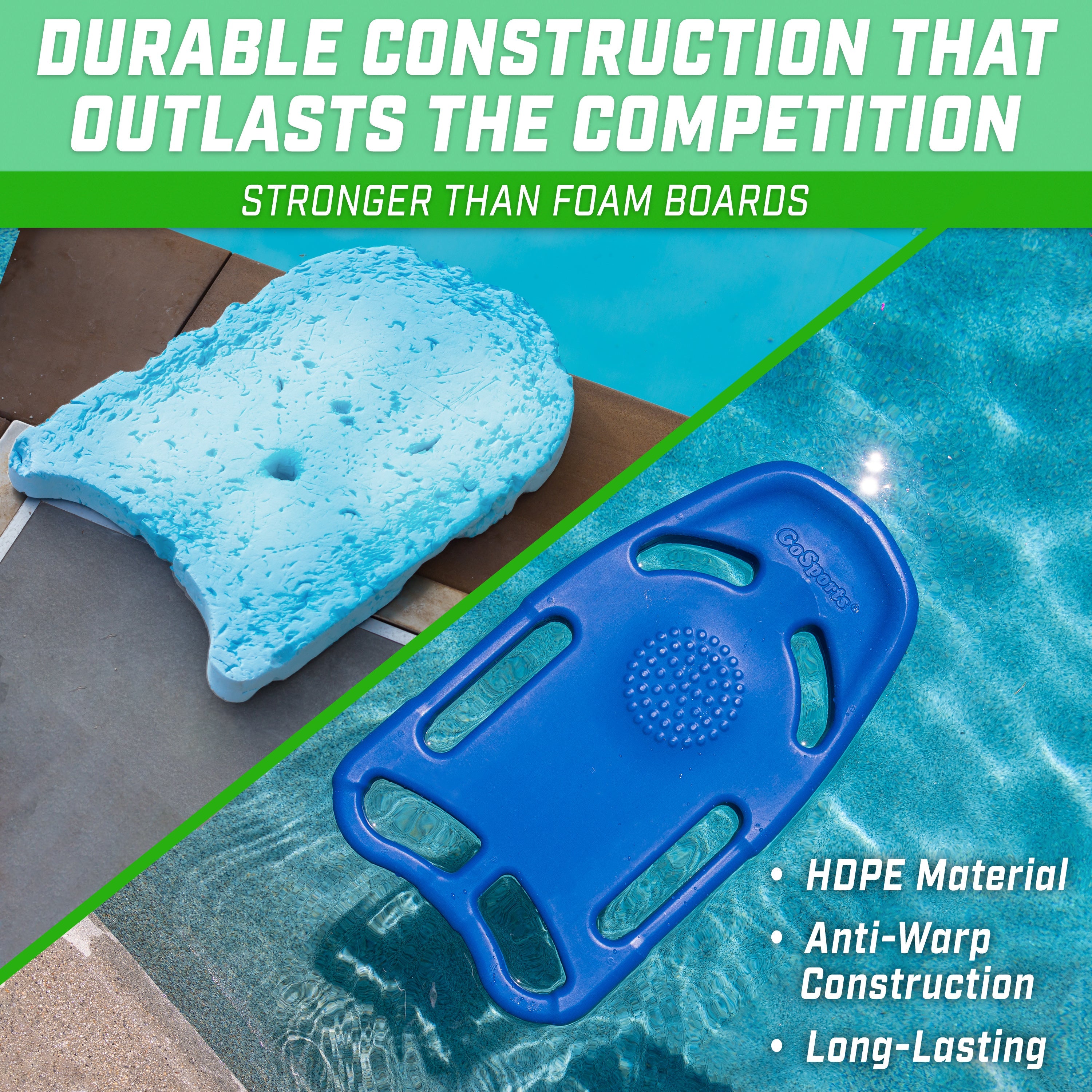 comparison between competitor and gosports swim board