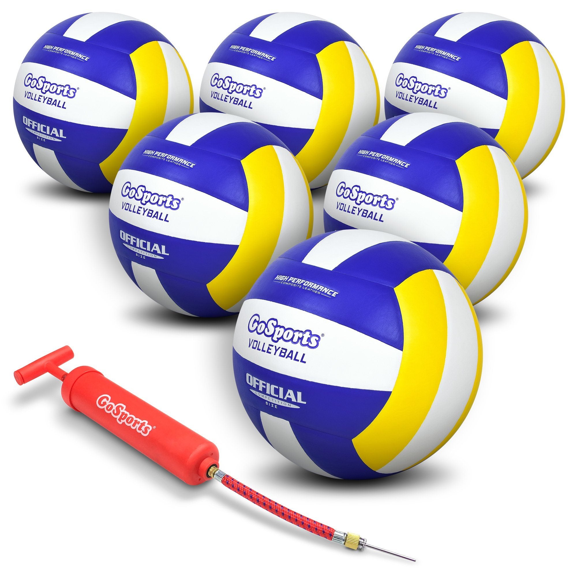 a dozen of volleyball balls with a red marker