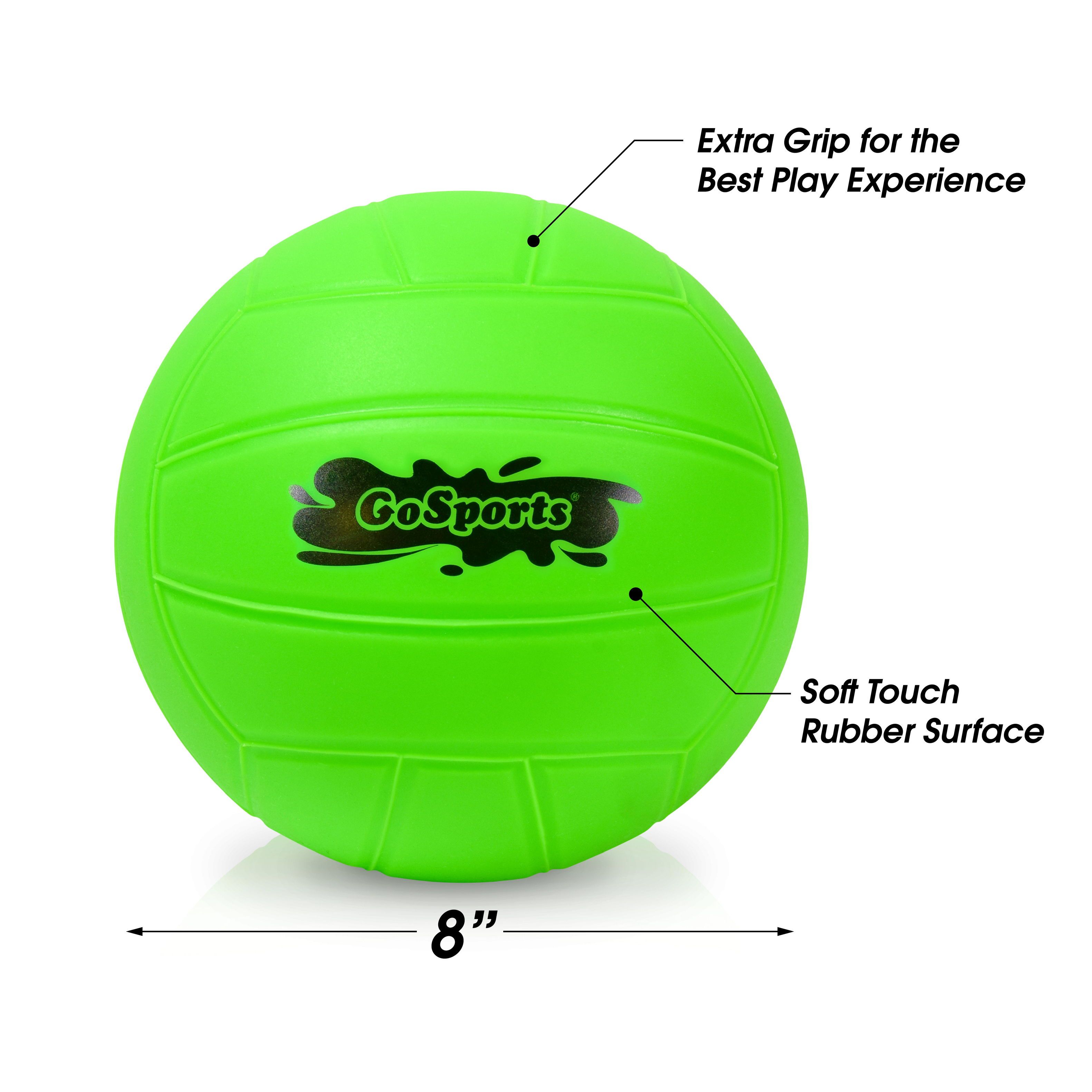 a green ball with the words ' go - go ' and the words ' go - go -
