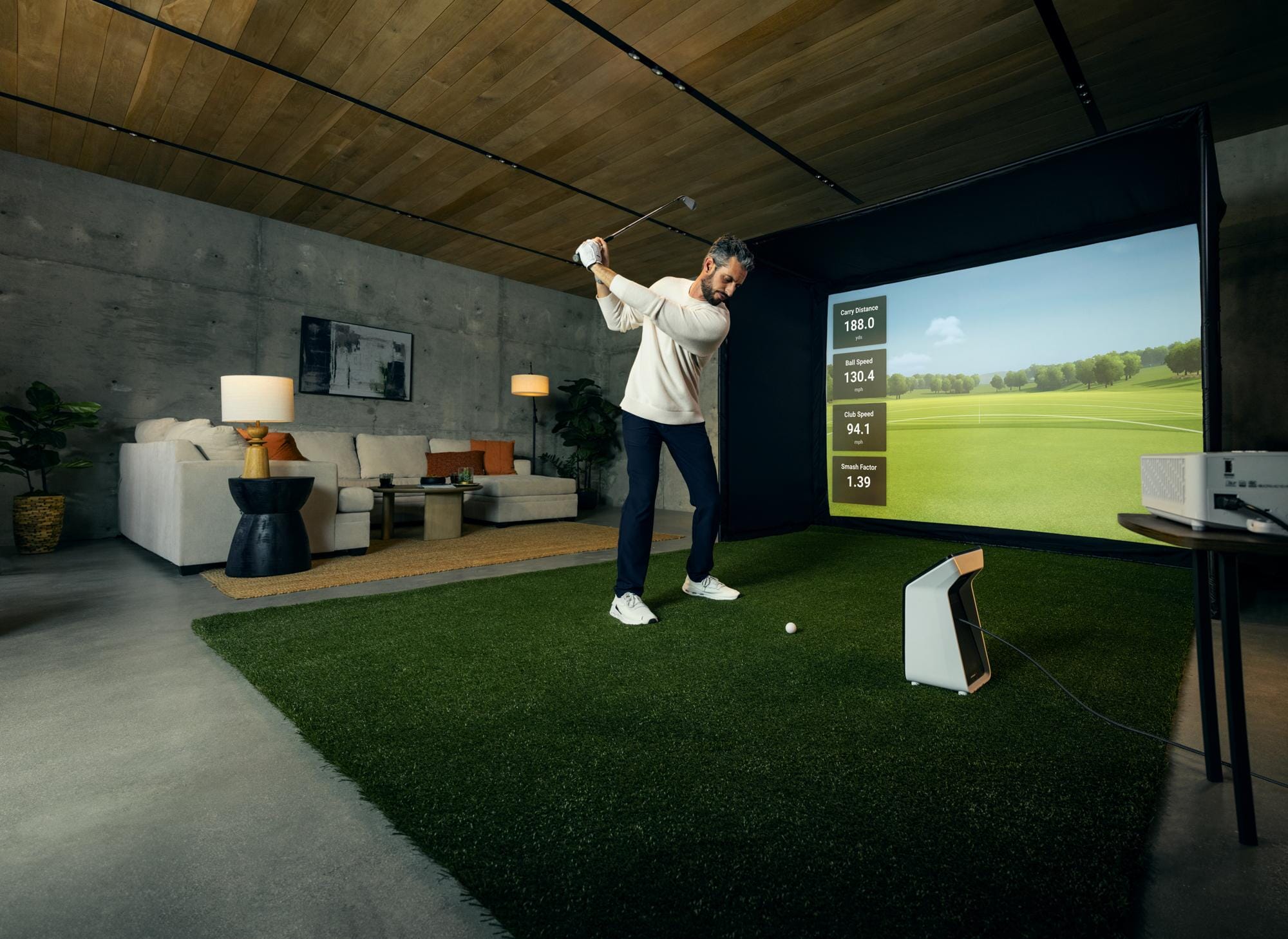 Garmin Approach® R50 Premium Golf Launch Monitor and Simulator PlayGoSports.com 