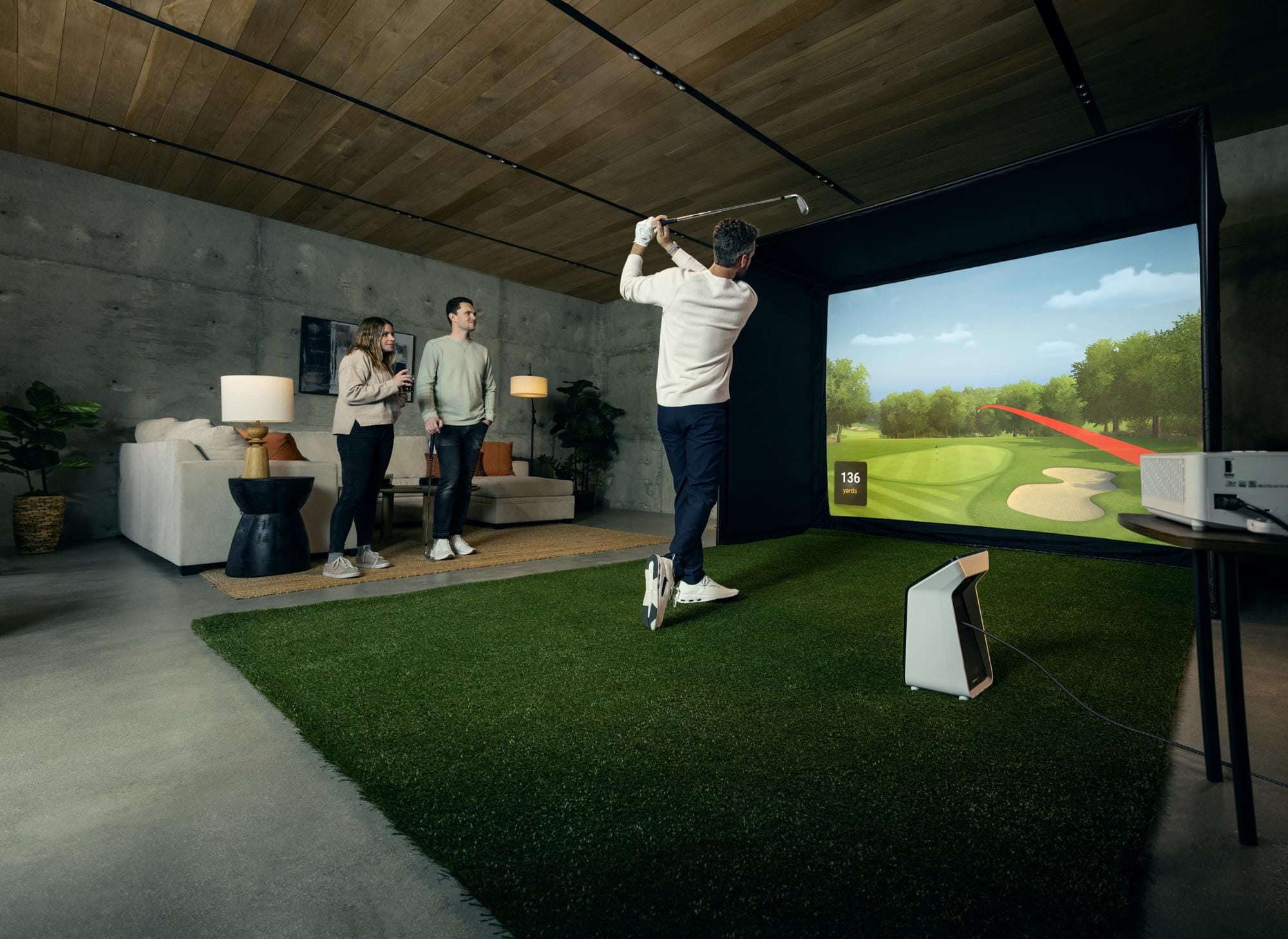 Garmin Approach® R50 Premium Golf Launch Monitor and Simulator PlayGoSports.com 