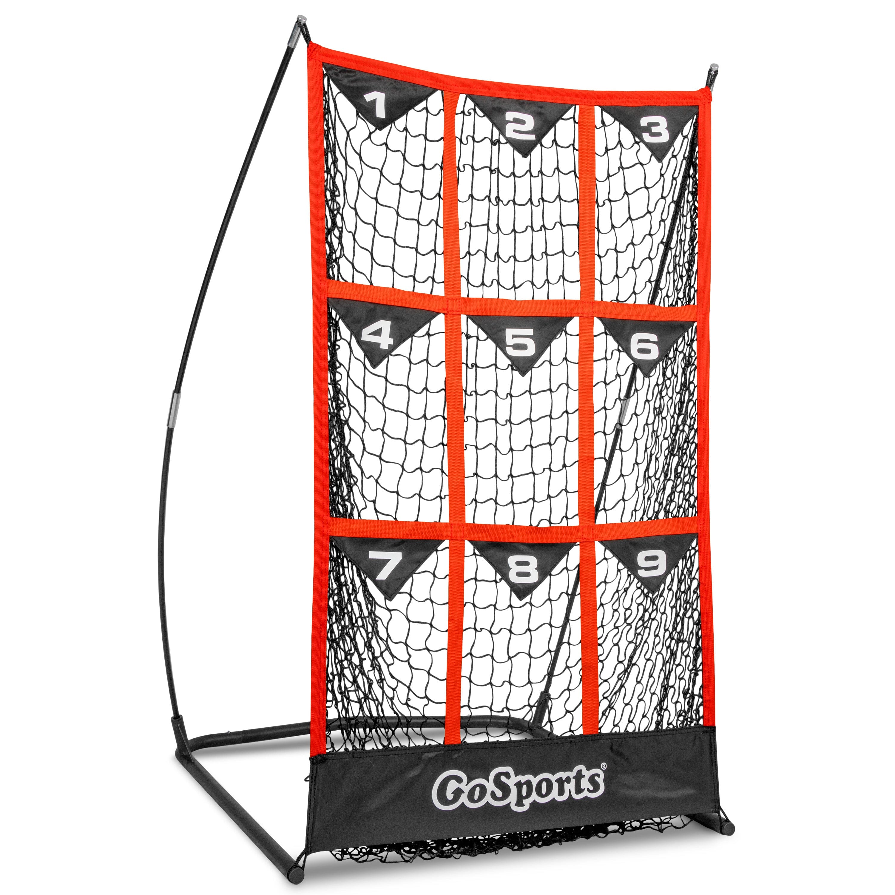 A net with 9 pockets labeled