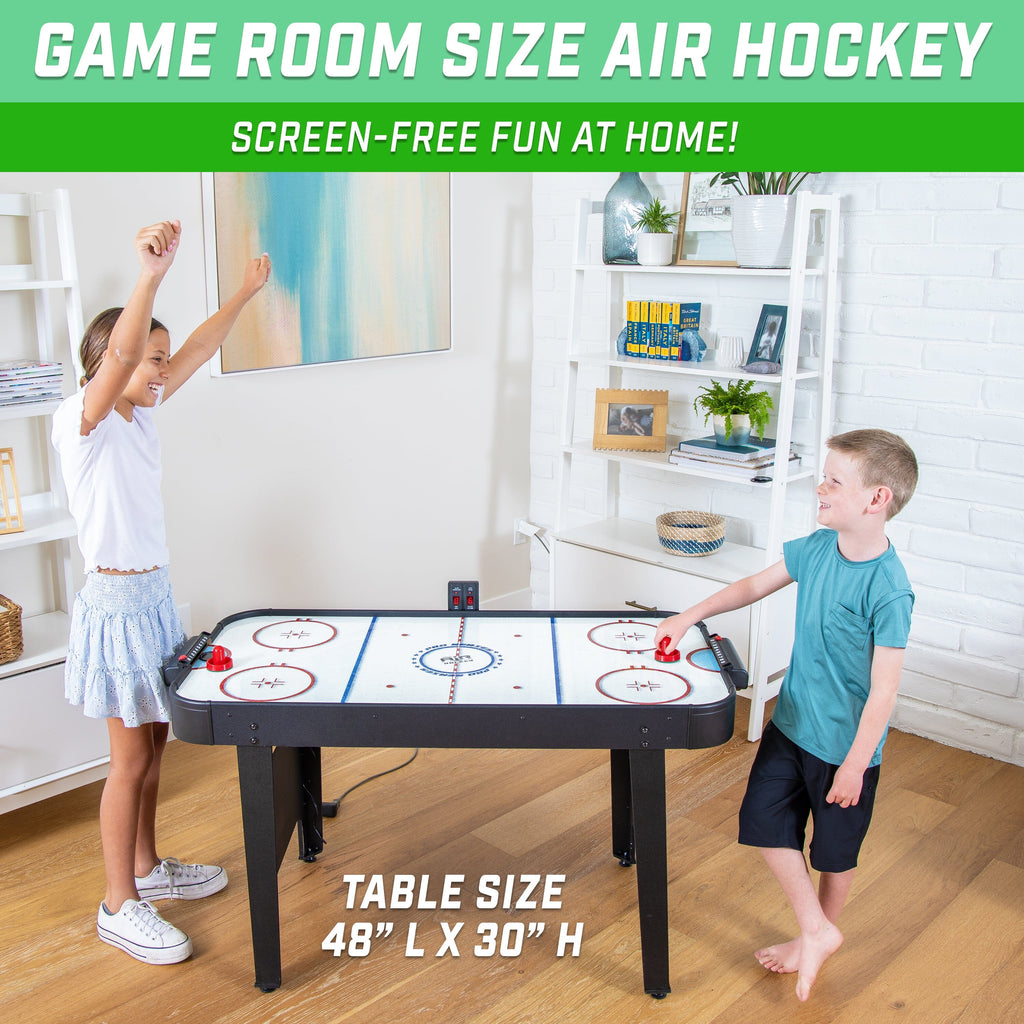 GoSports 48 Inch Air Hockey Arcade Table for Kids - Black GoSports 