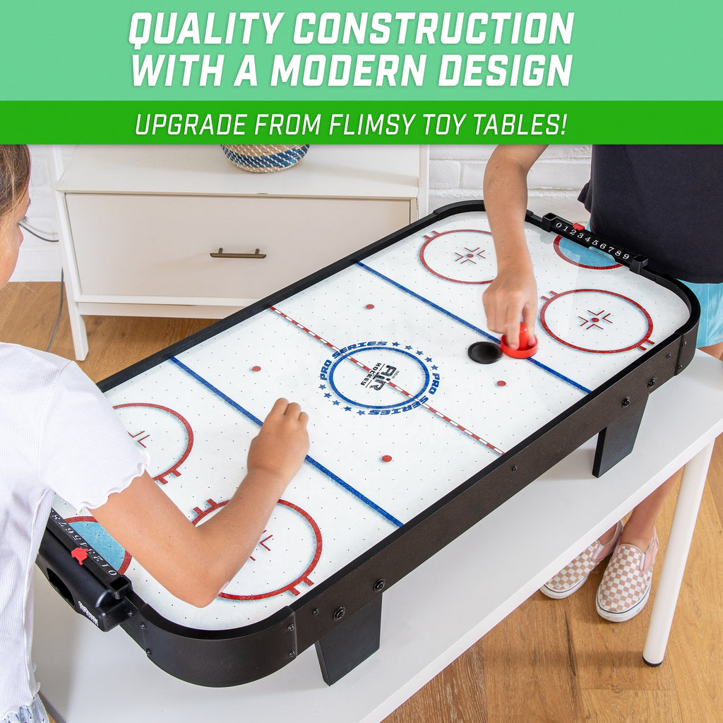 GoSports 40 Inch Table Top Air Hockey Game for Kids - Black GoSports 