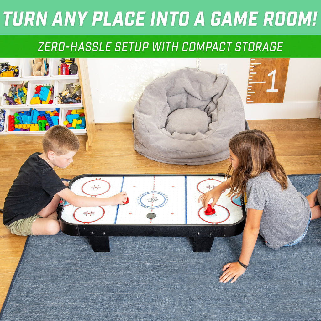 GoSports 40 Inch Table Top Air Hockey Game for Kids - Black GoSports 