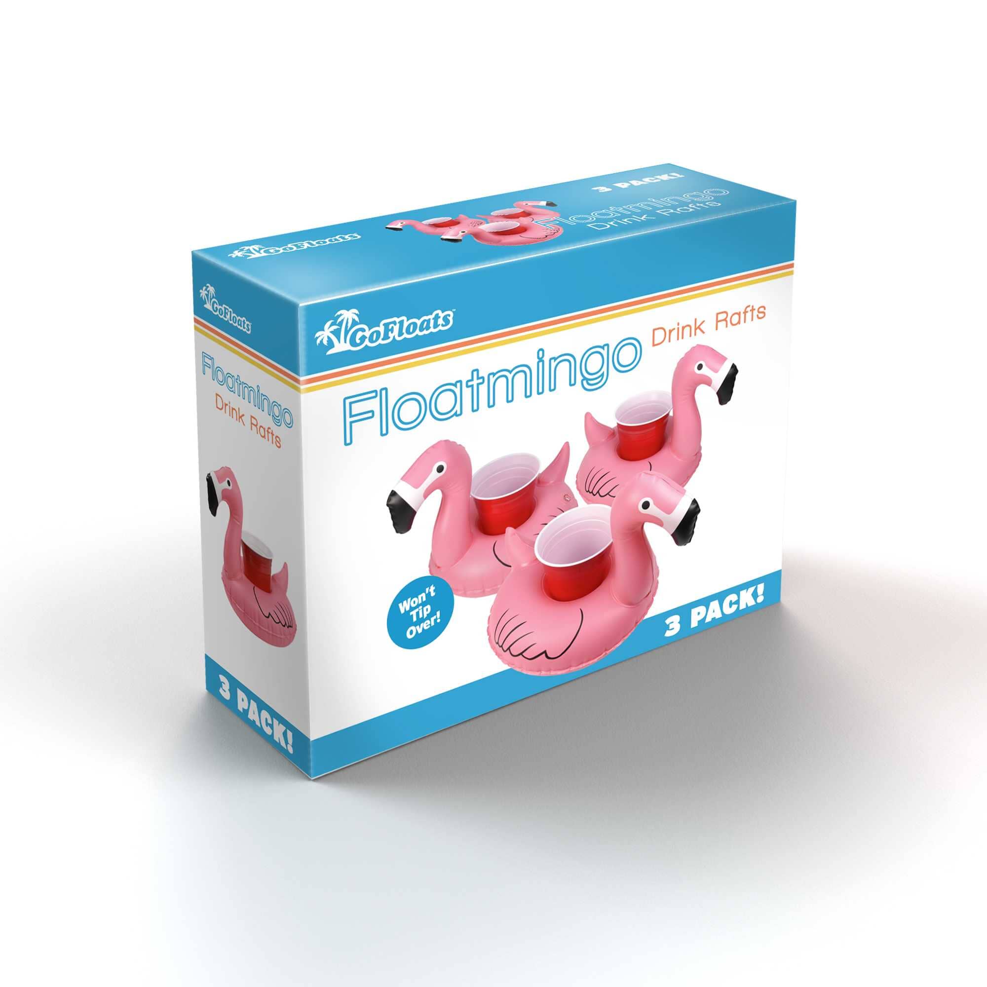 GoFloats Inflatable Drink Holders 3-Pack - Floatmingo GoFloats 