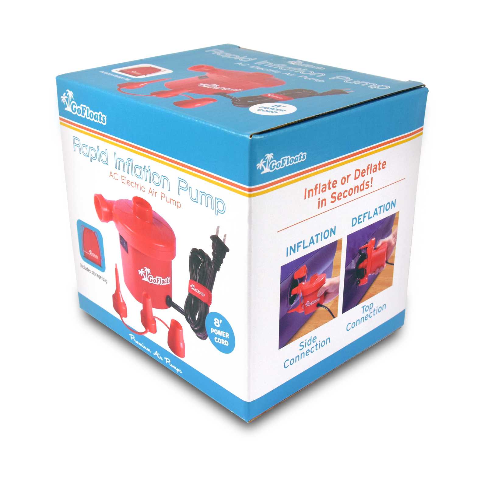 GoFloats Rapid Inflation Electric Air Pump (AC 11/12V) GoFloats 