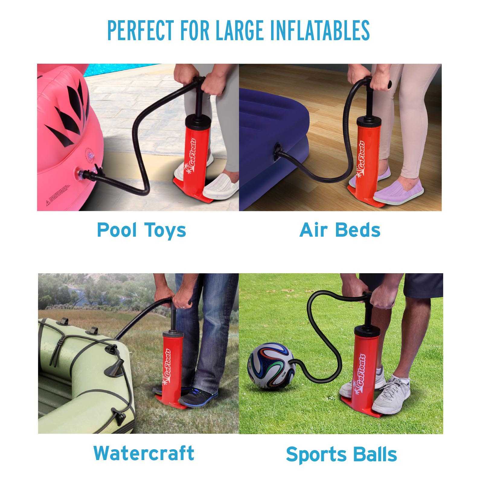GoFloats Rapid Inflation Manual Air Pump GoFloats 