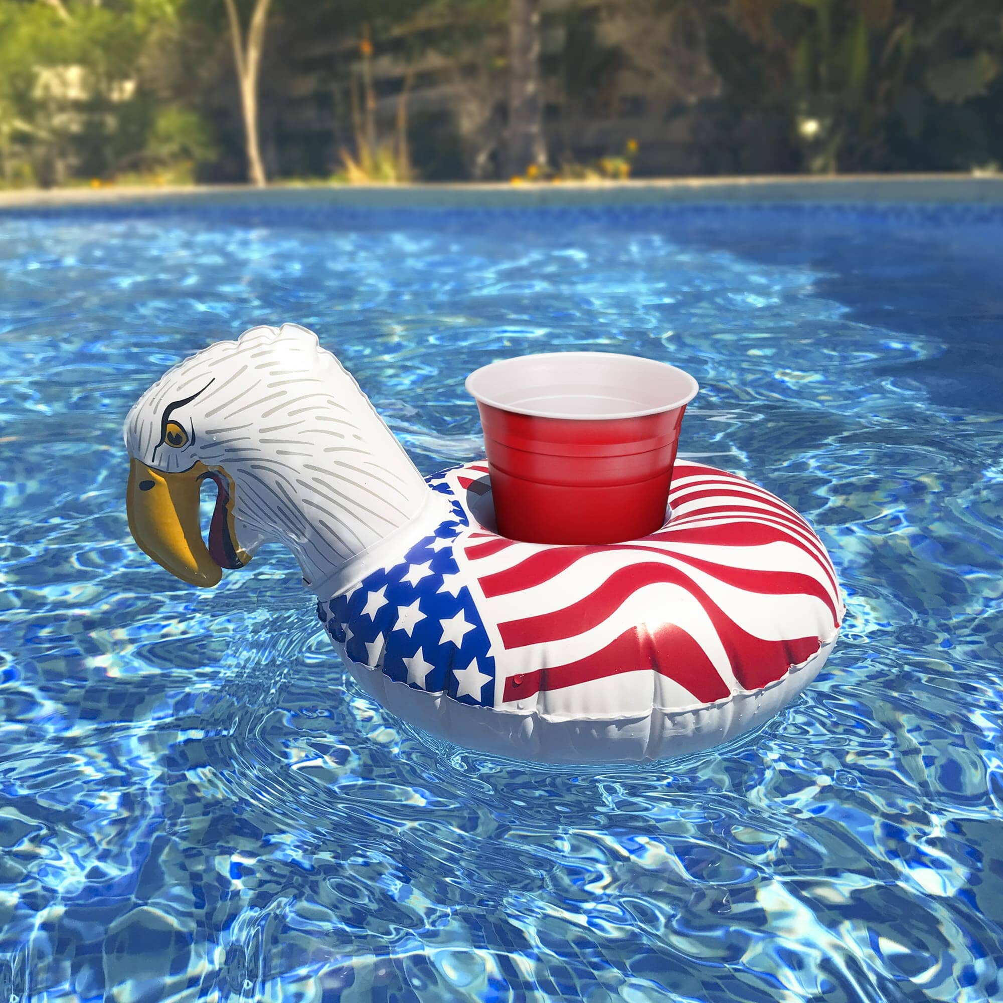 GoFloats Inflatable Drink Holders 3-Pack - Screaming Eagle GoFloats 