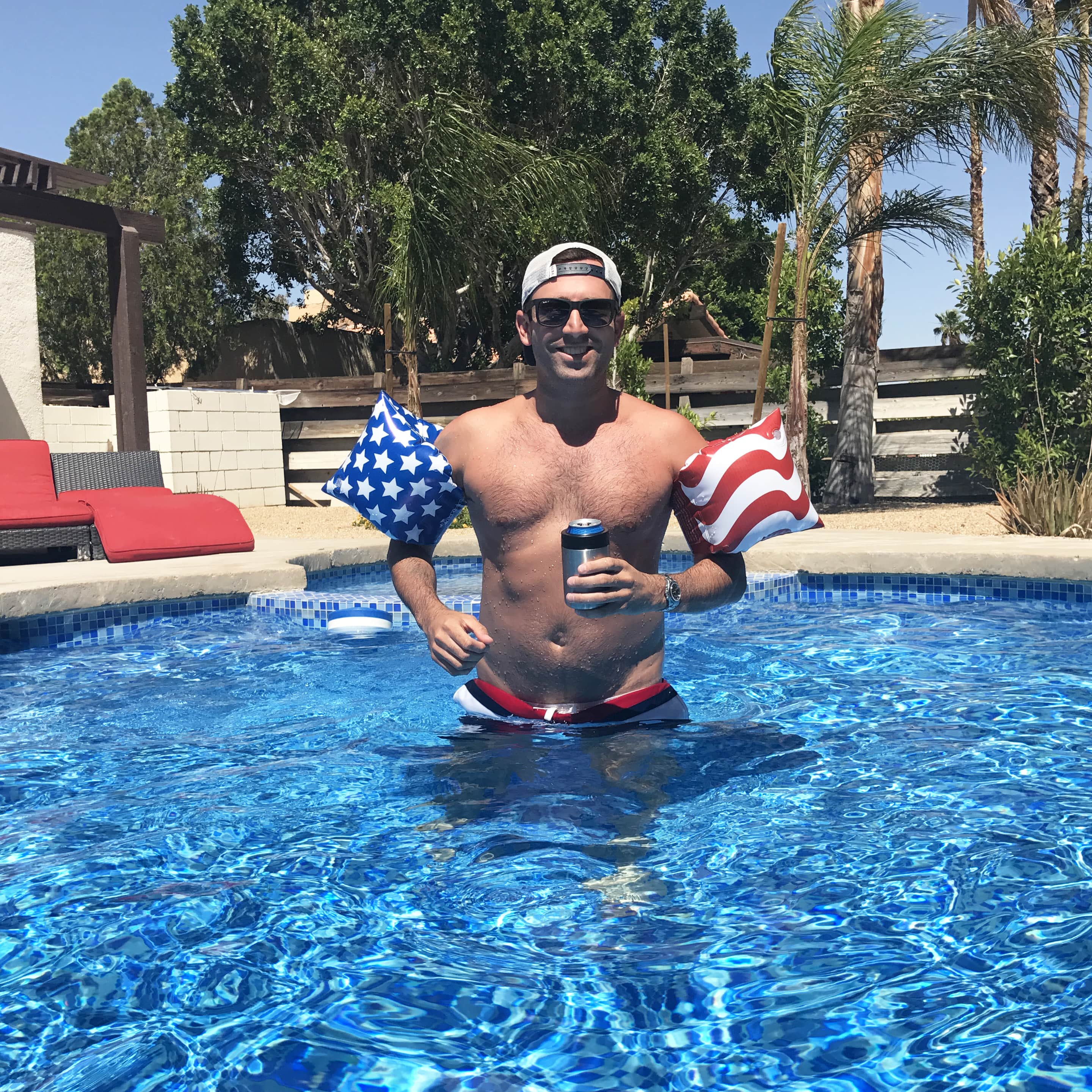 GoFloats Adult Water Wing Floaties - American Flag GoFloats 