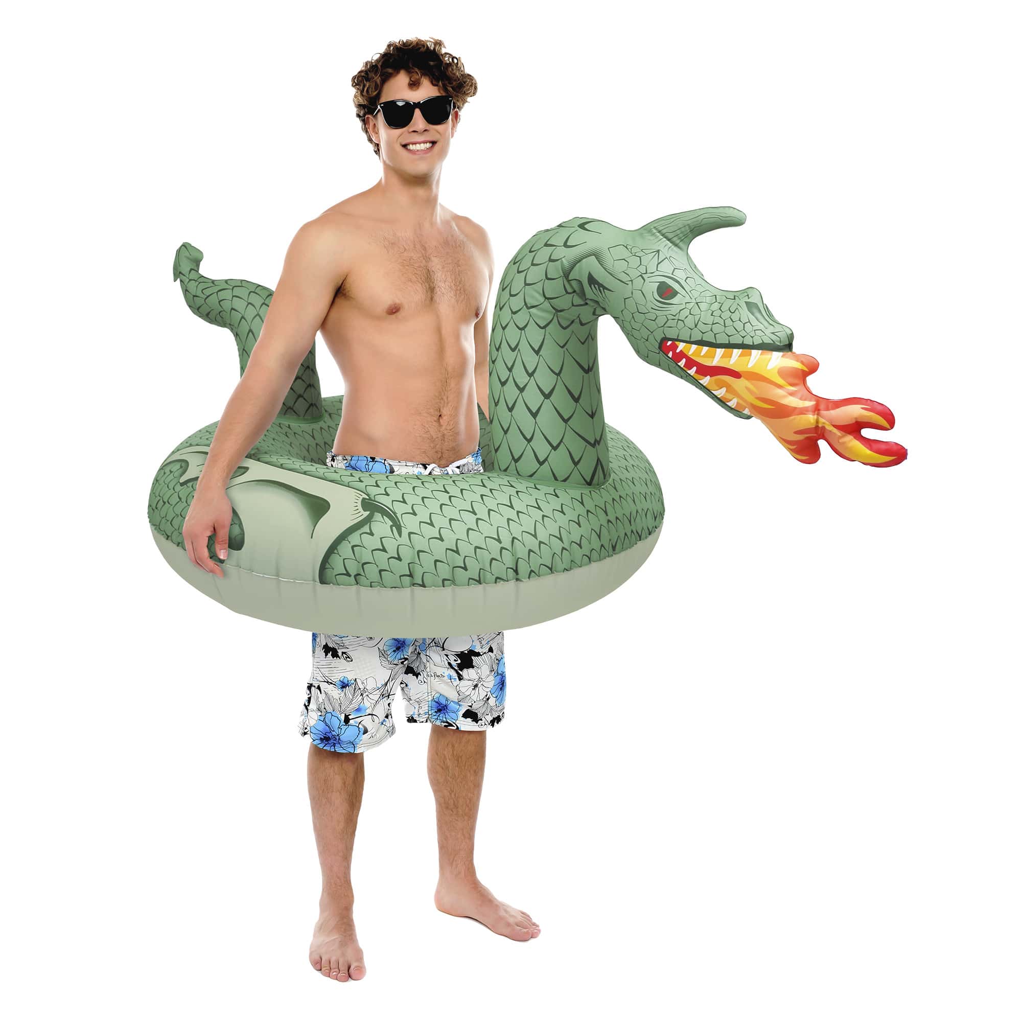 GoFloats Party Tube Inflatable Raft - Fire Dragon GoFloats 