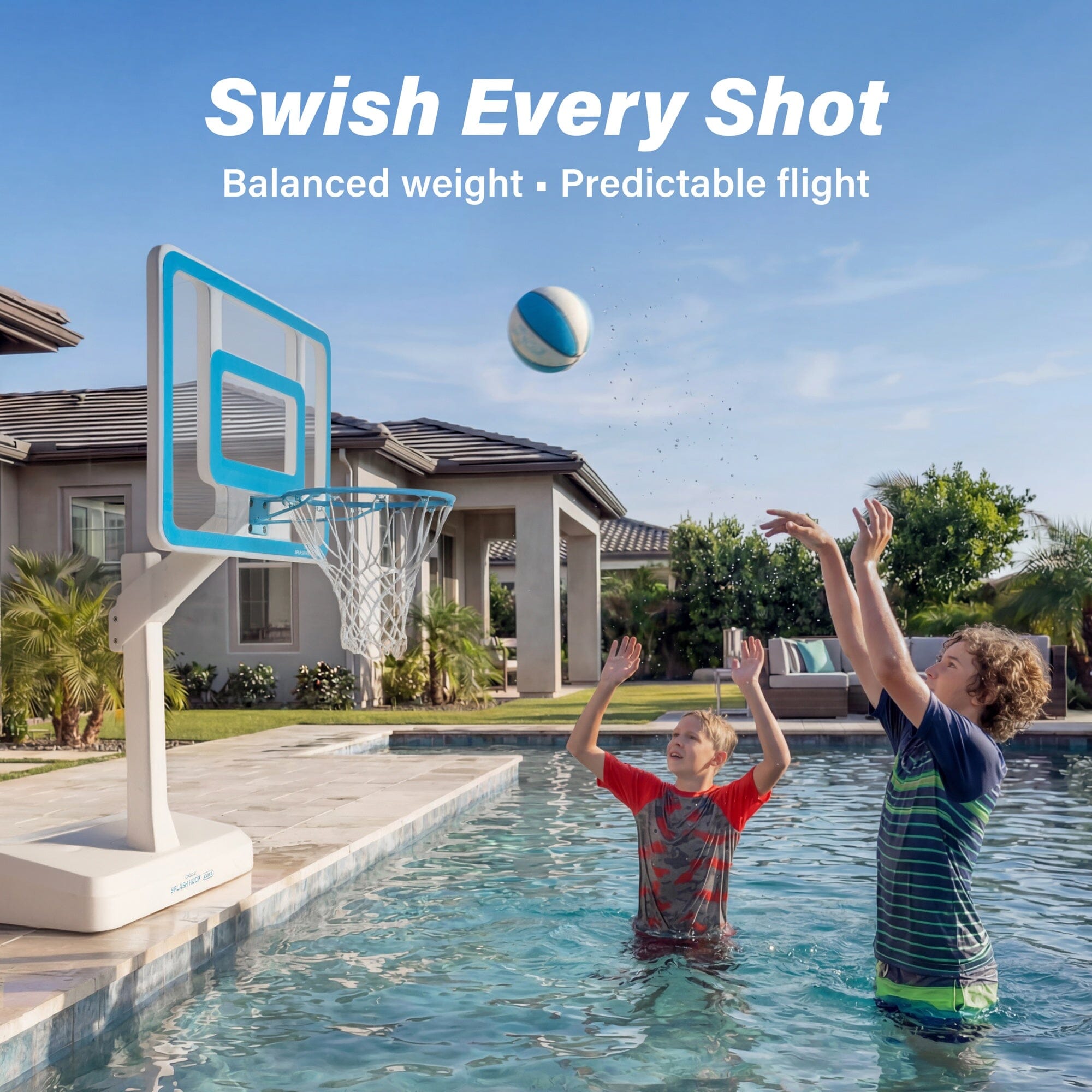 GoSports Water Basketballs 2 Pack - Choose Between Size 3 and Size 6, Great for Swimming Pool Basketball Hoops Pool Toy GoSports 