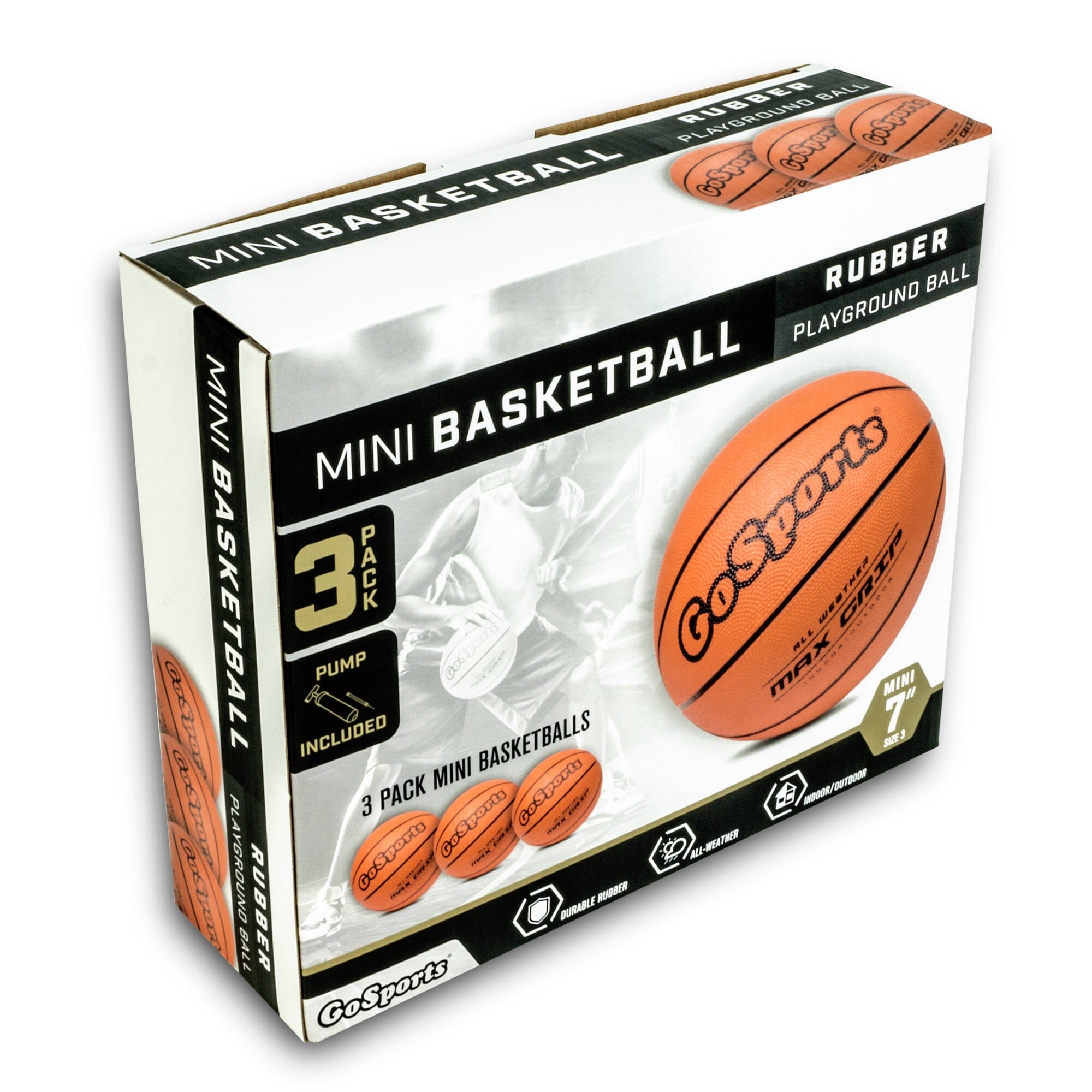 a basketball ball in a box