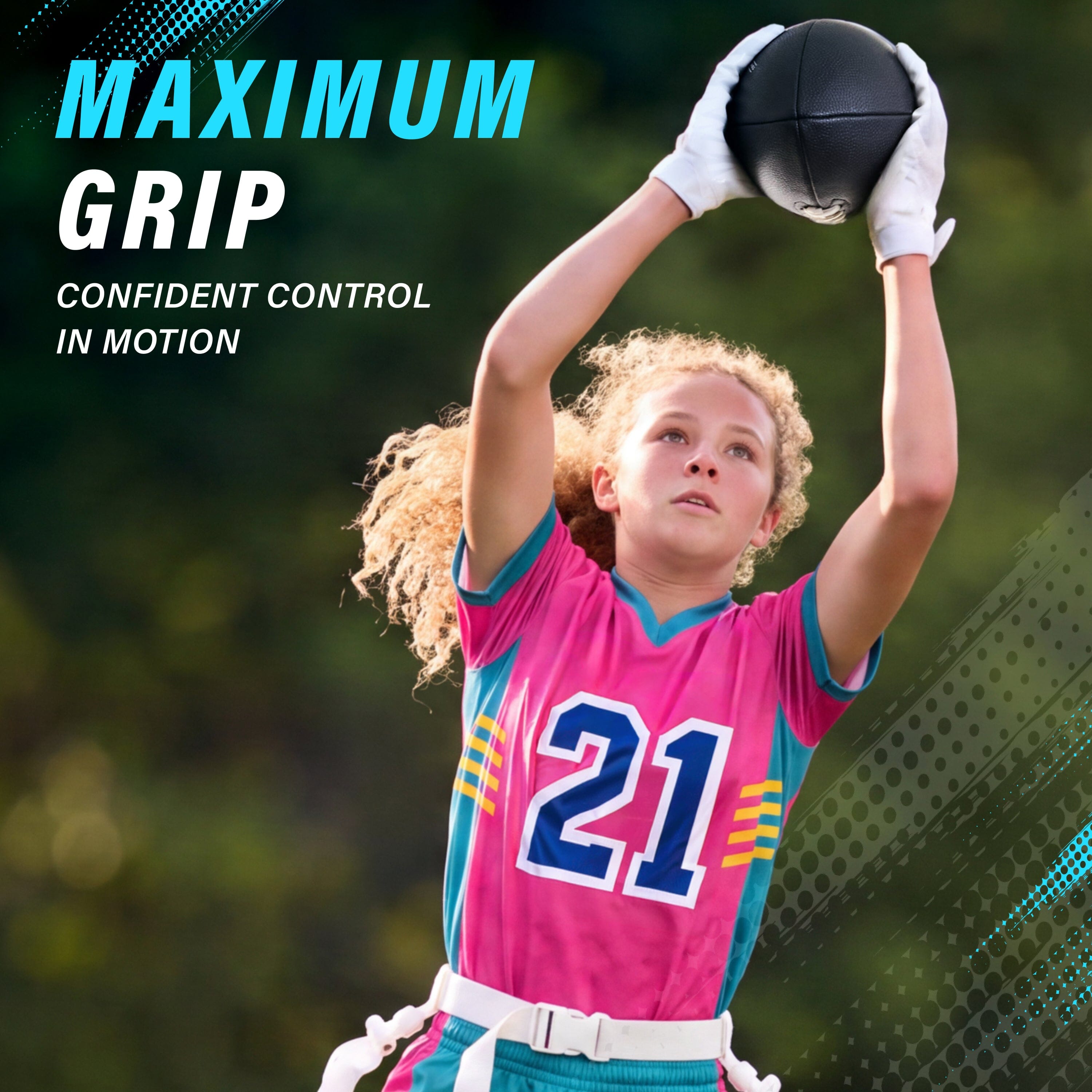 Elite Pro Grip Pee Wee Flag Football Balls, Single or 3-pk GoSports Football 