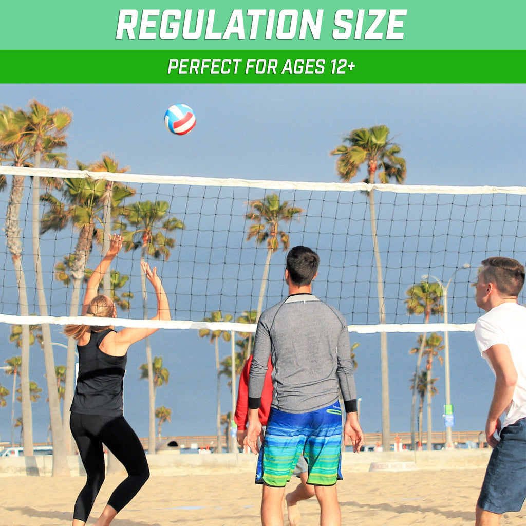 GoSports Soft Touch Recreational Volleyball - 6-Pack Volleyball GoSports 