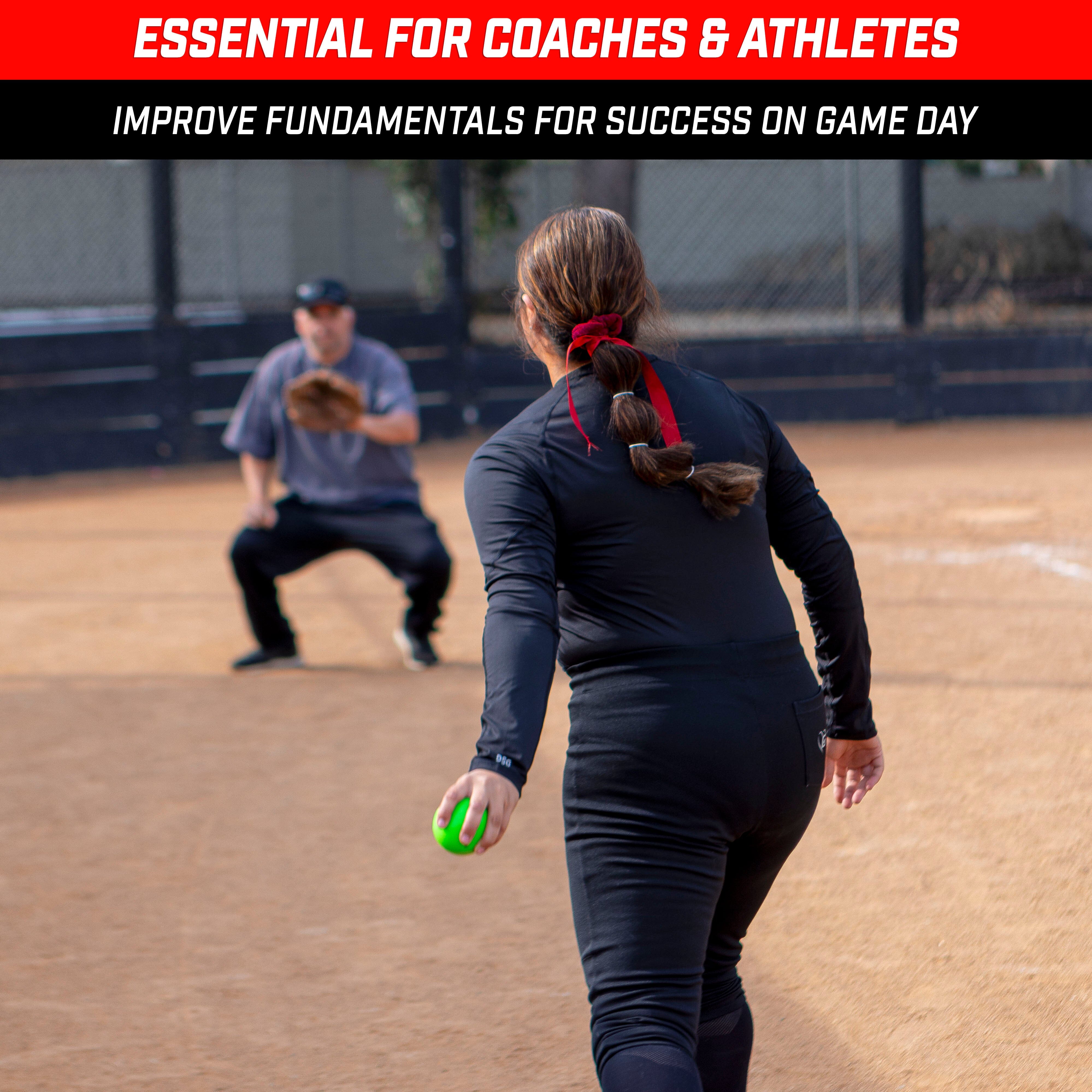 GoSports Plyometric Weighted Balls for Baseball & Softball Training 6 Pack - Choose Pro or Elite Set Baseballs GoSports 
