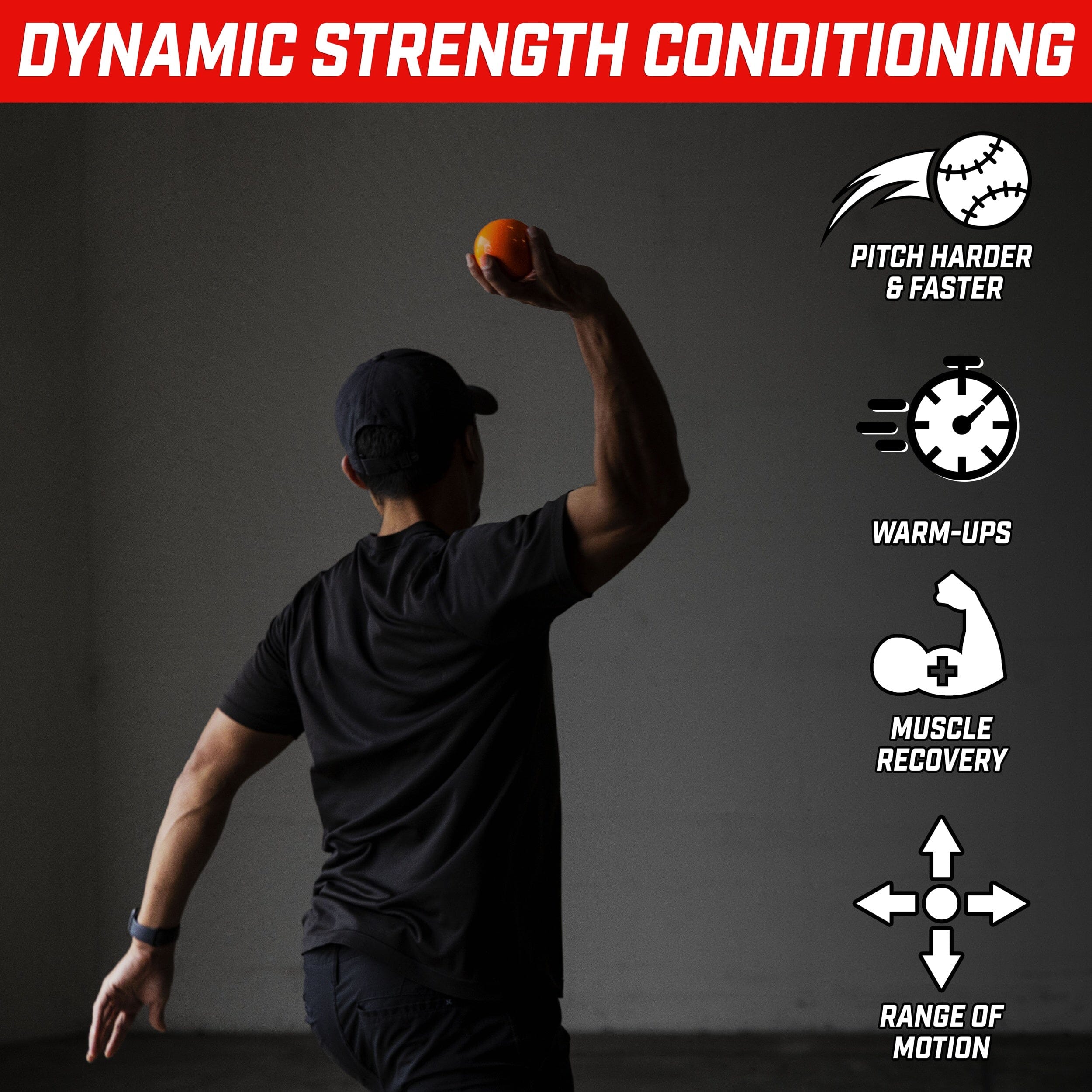 GoSports Plyometric Weighted Balls for Baseball & Softball Training 6 Pack - Choose Pro or Elite Set Baseballs GoSports 