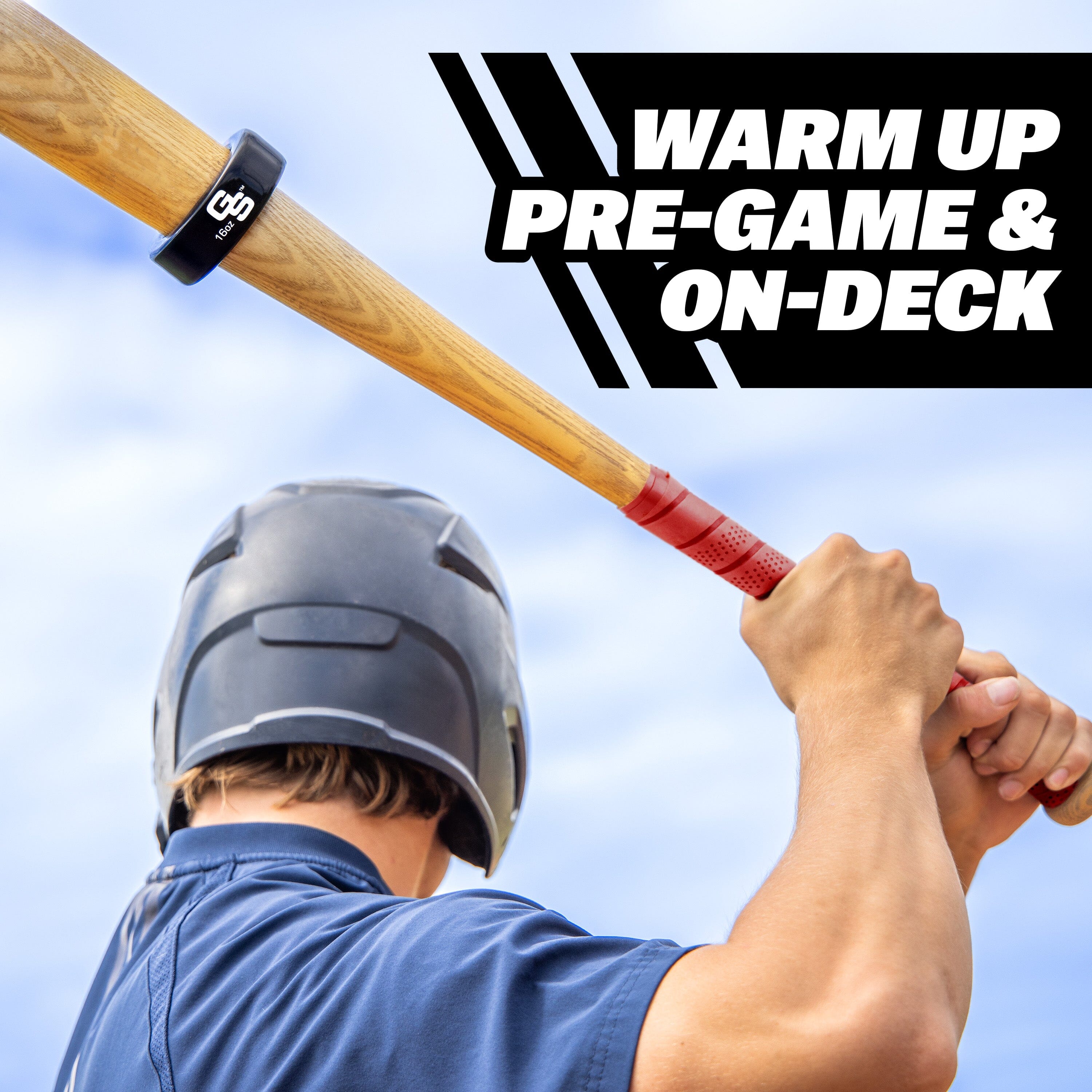 GoSports Baseball and Softball Bat Weight - 16 oz Baseball Donut - Black Playgosports.com 