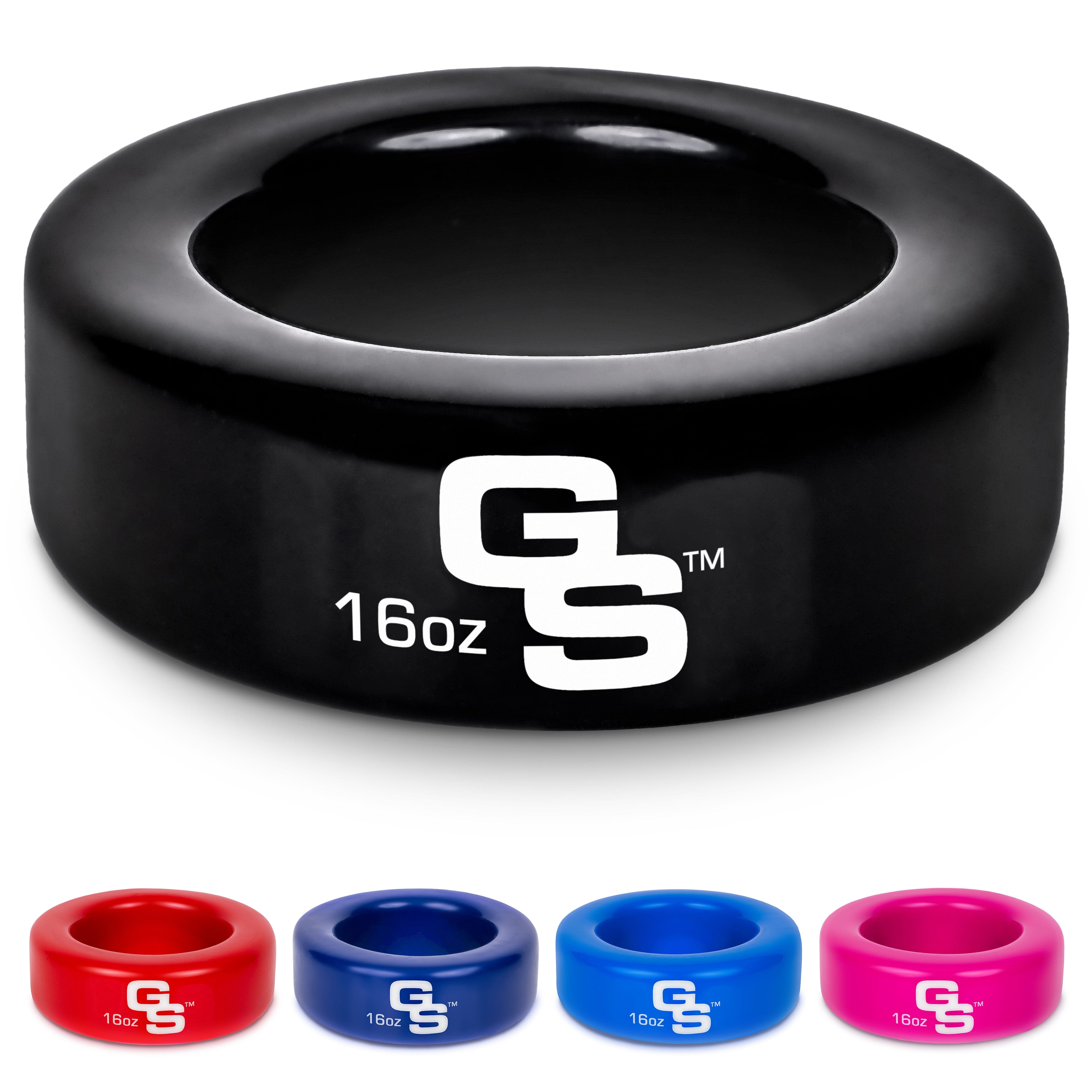 GoSports Baseball and Softball Bat Weight - 16 oz Baseball Donut - Black Playgosports.com 
