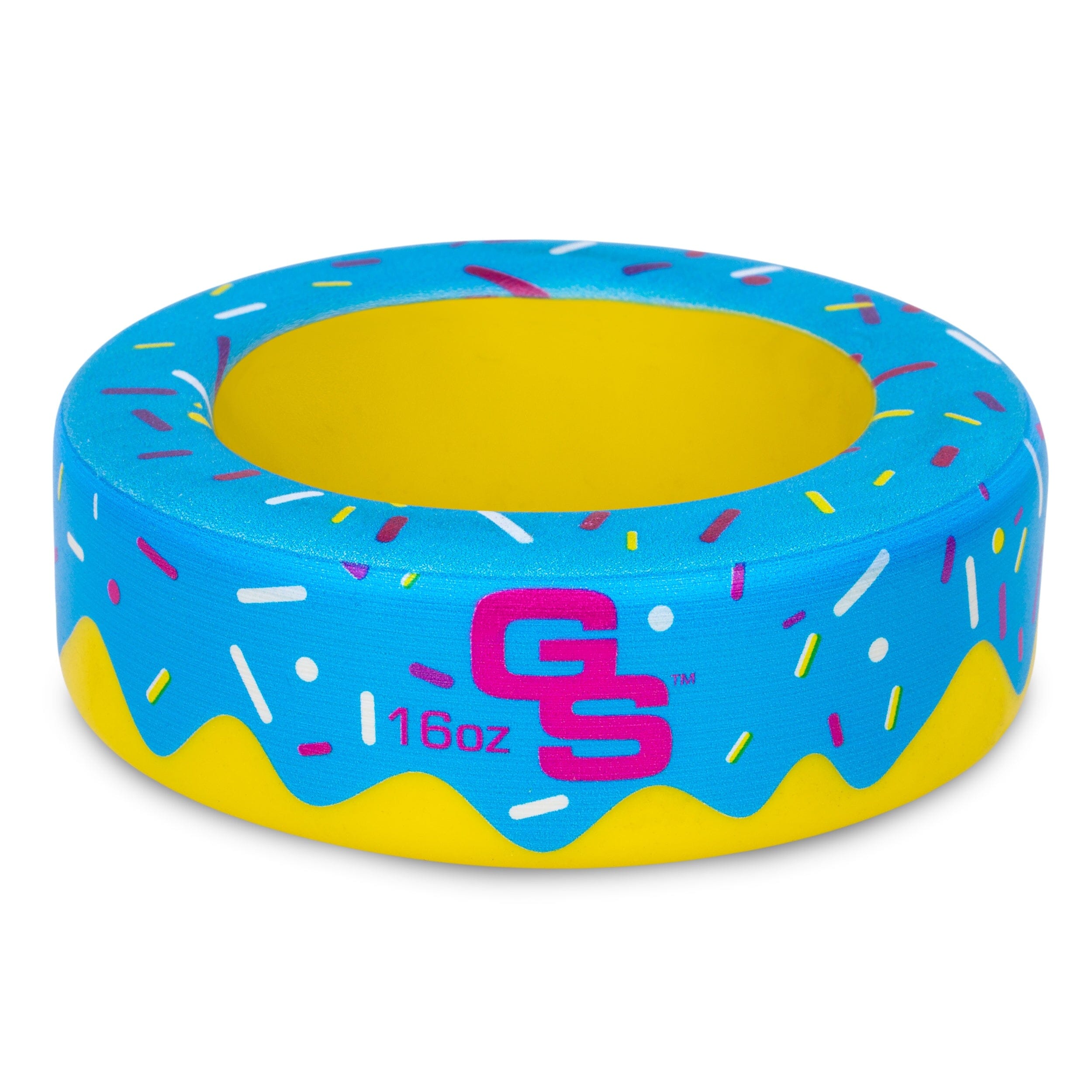 GoSports Baseball and Softball Bat Donut - 16 oz Baseball Drip Bat Weight - Blue Playgosports.com 